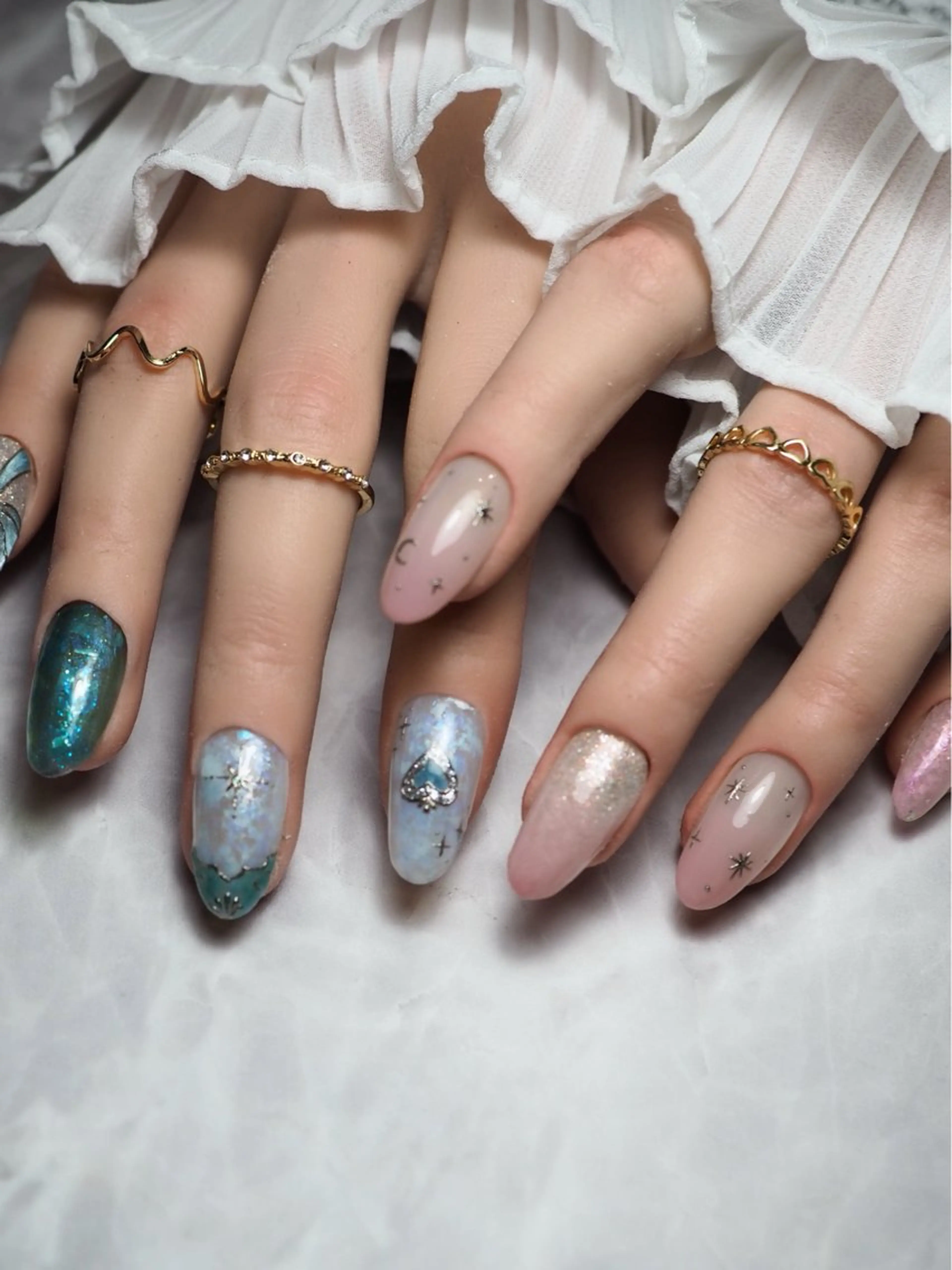 ネイル なんば7nail YUZUHAのネイルデザイン