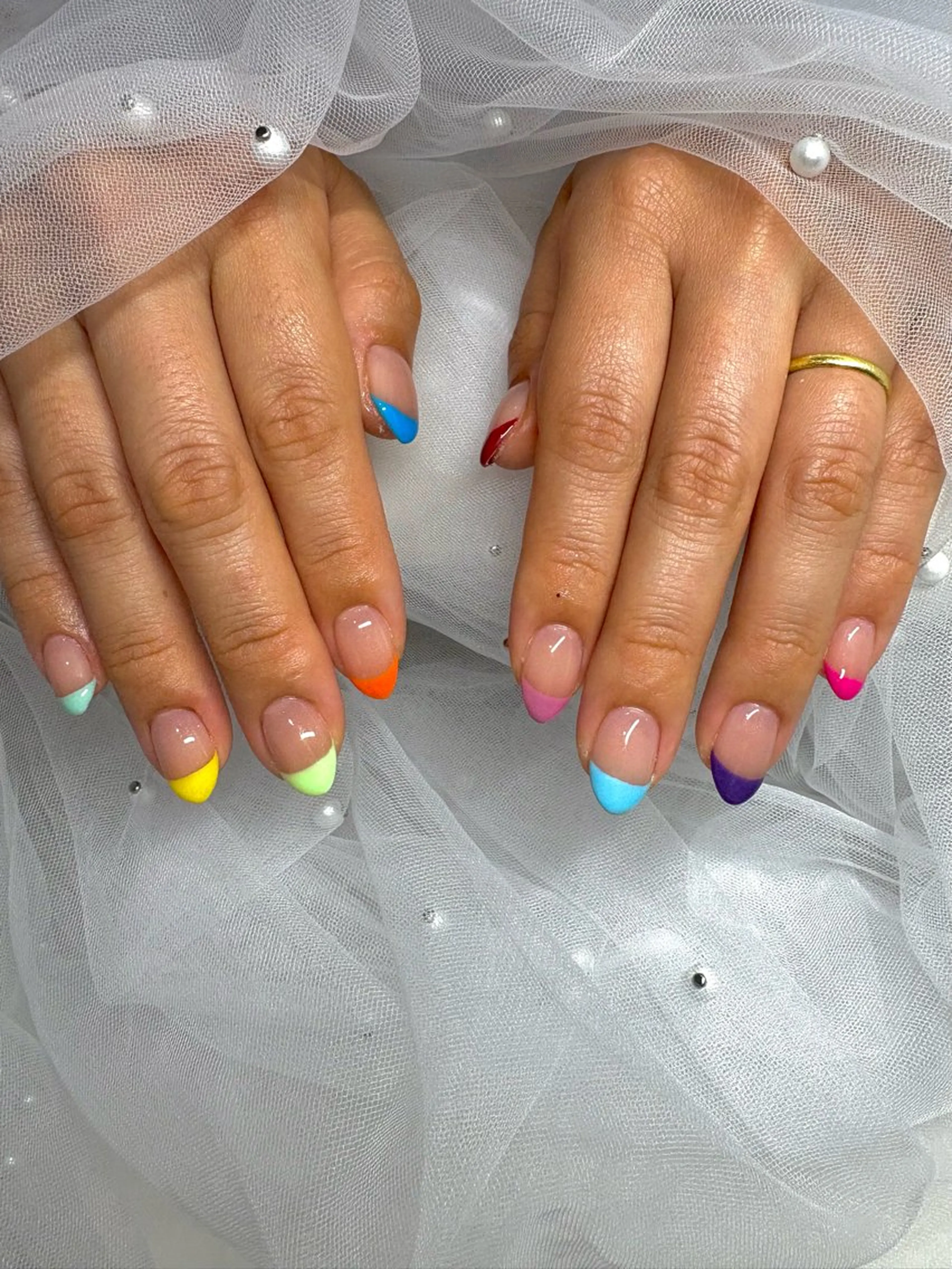 ネイル フレンチネイル ハンドネイル elephant nailのネイルデザイン