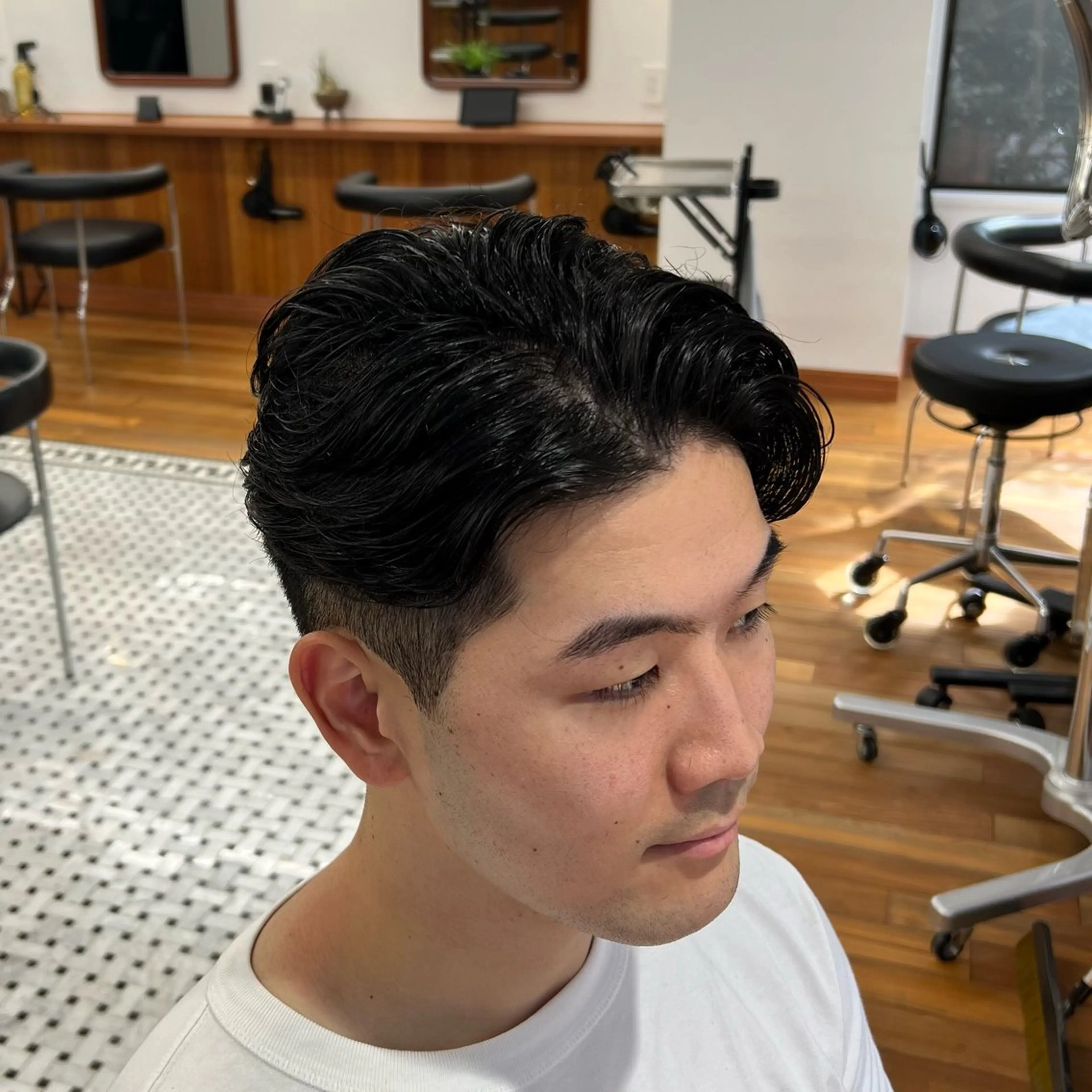 ショート メンズ 刈り上げ ショートヘア カット メンズカット✂️ スキンフェード伊藤陸のヘアスタイル
