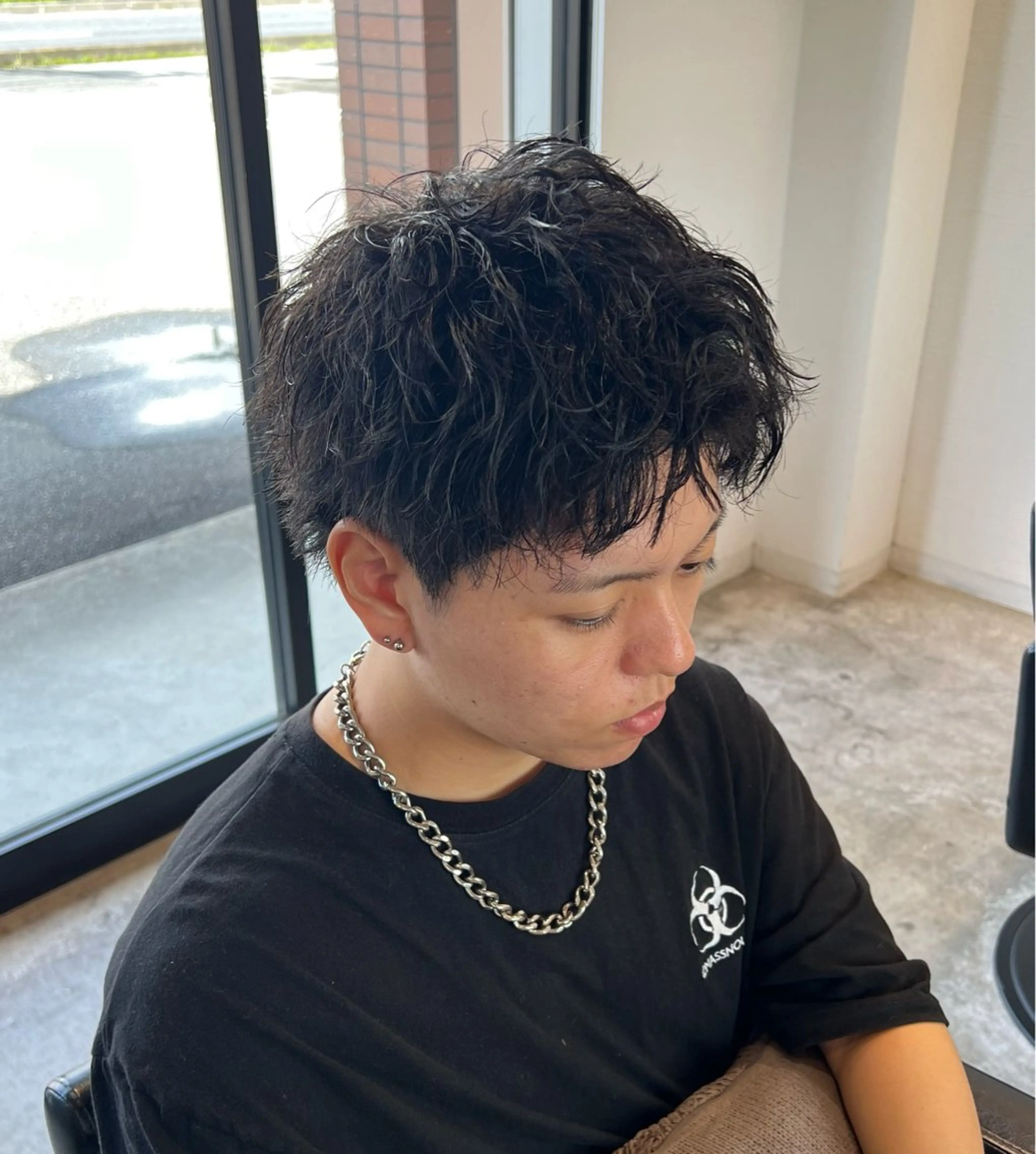 ショート パーマ メンズ Lenis所属・(Lenis) takutoのヘアスタイル