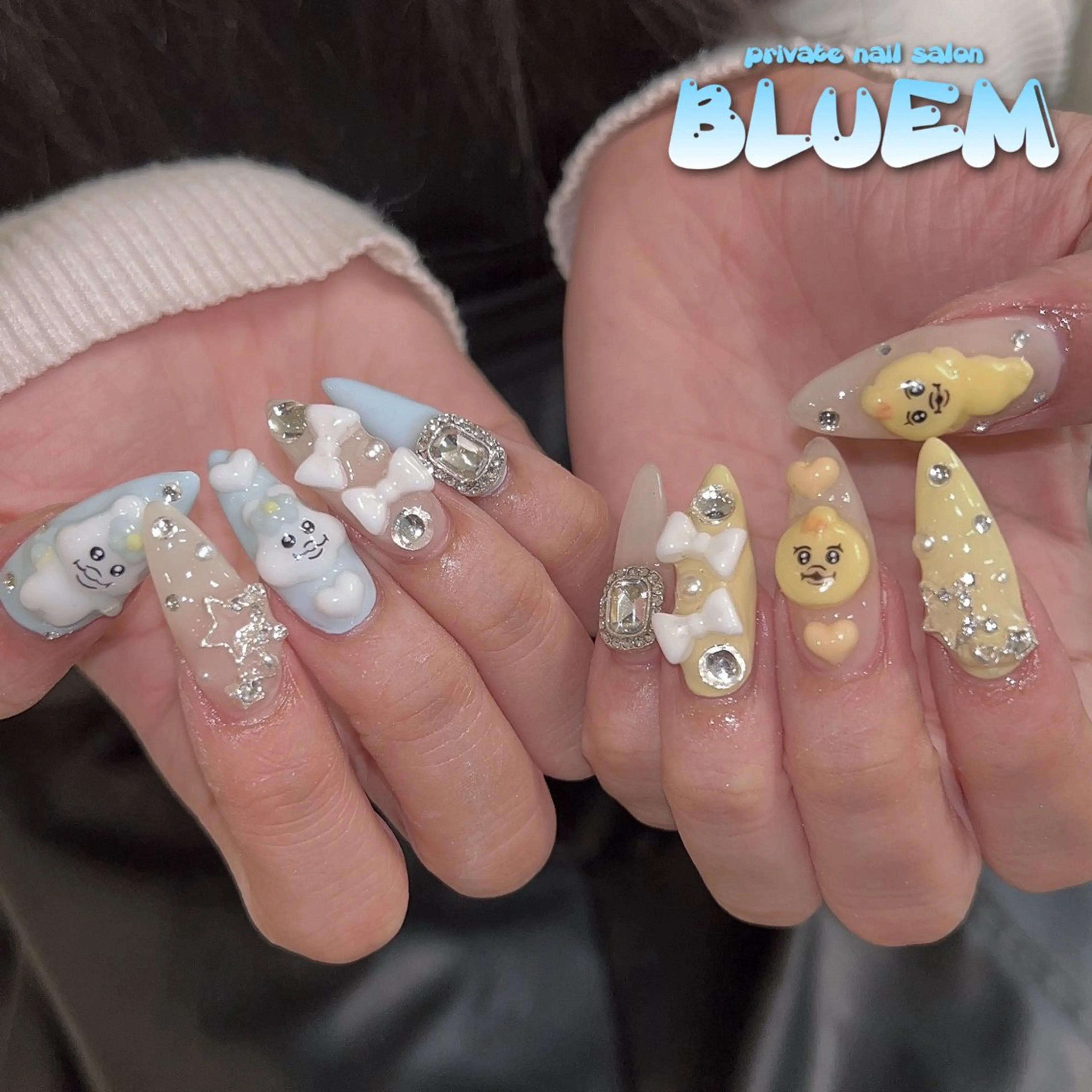 ネイル ハンドネイル BLUEM なな🐶のネイルデザイン
