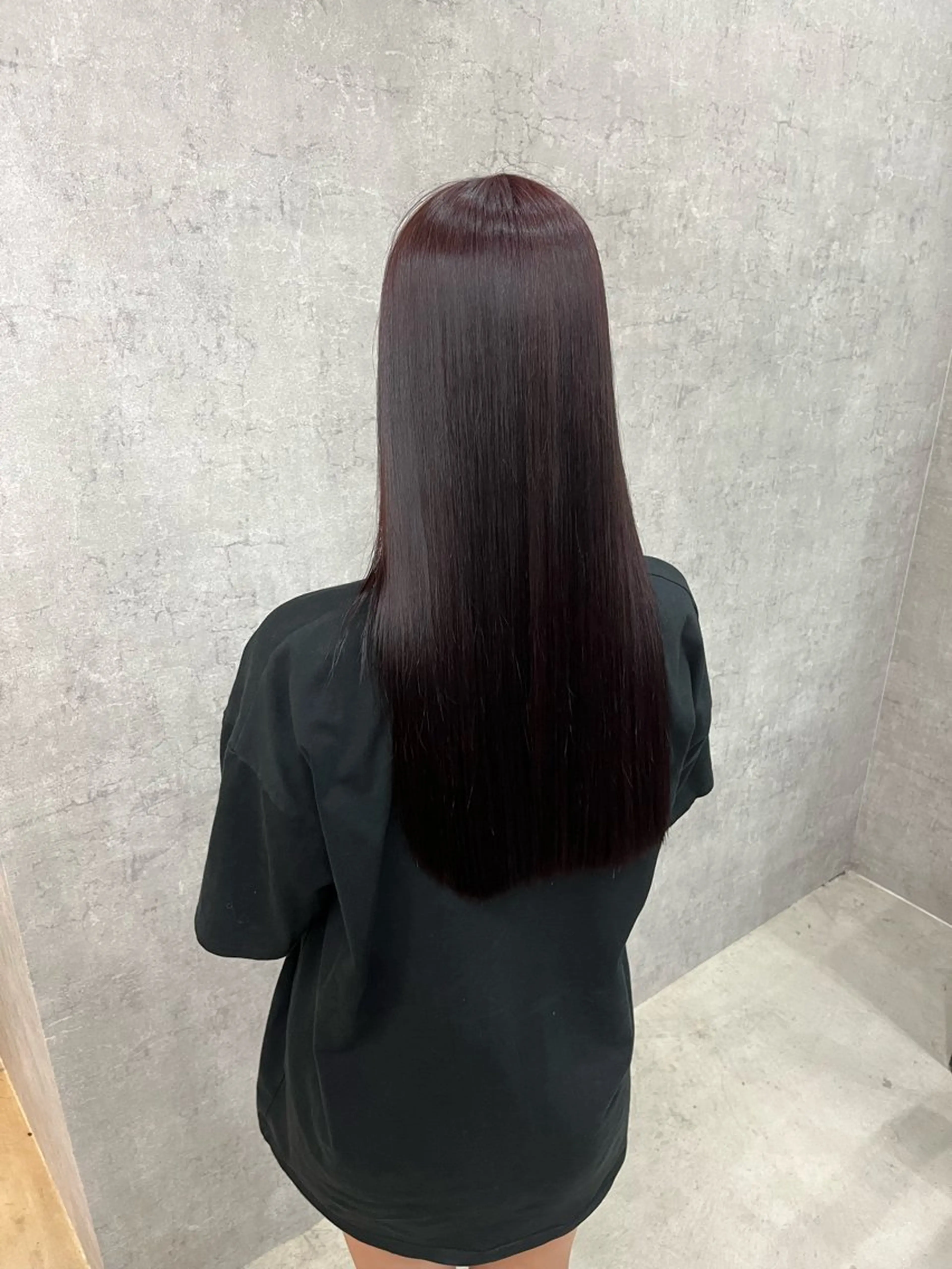 ロング カラー ヘアカラー 中島 日菜のヘアスタイル