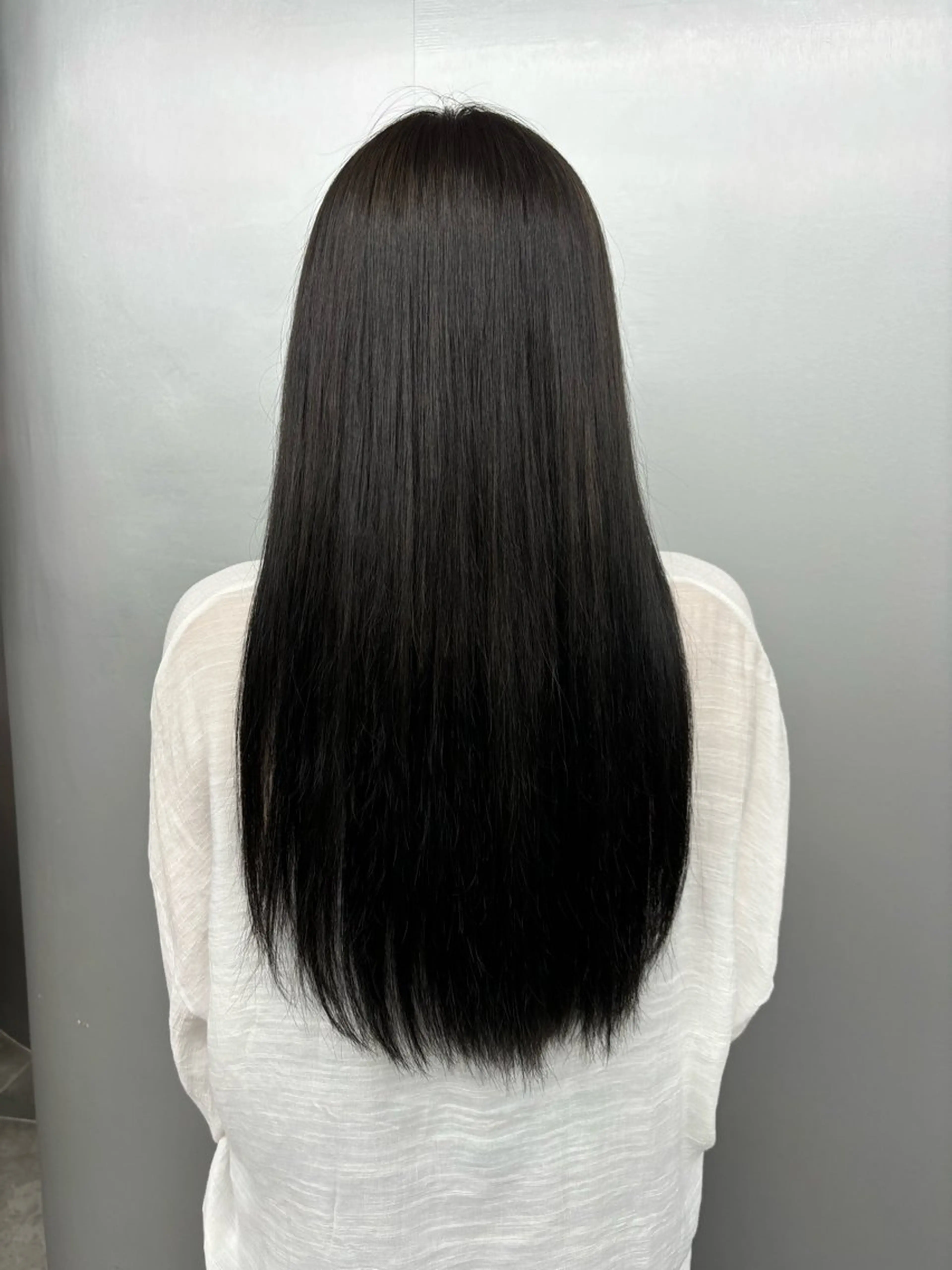 ミディアム カラー ブリーチ ブリーチなしカラー ヘアカラー トリートメント ベージュ/グレージュ 🧸あやか/表参道のヘアスタイル