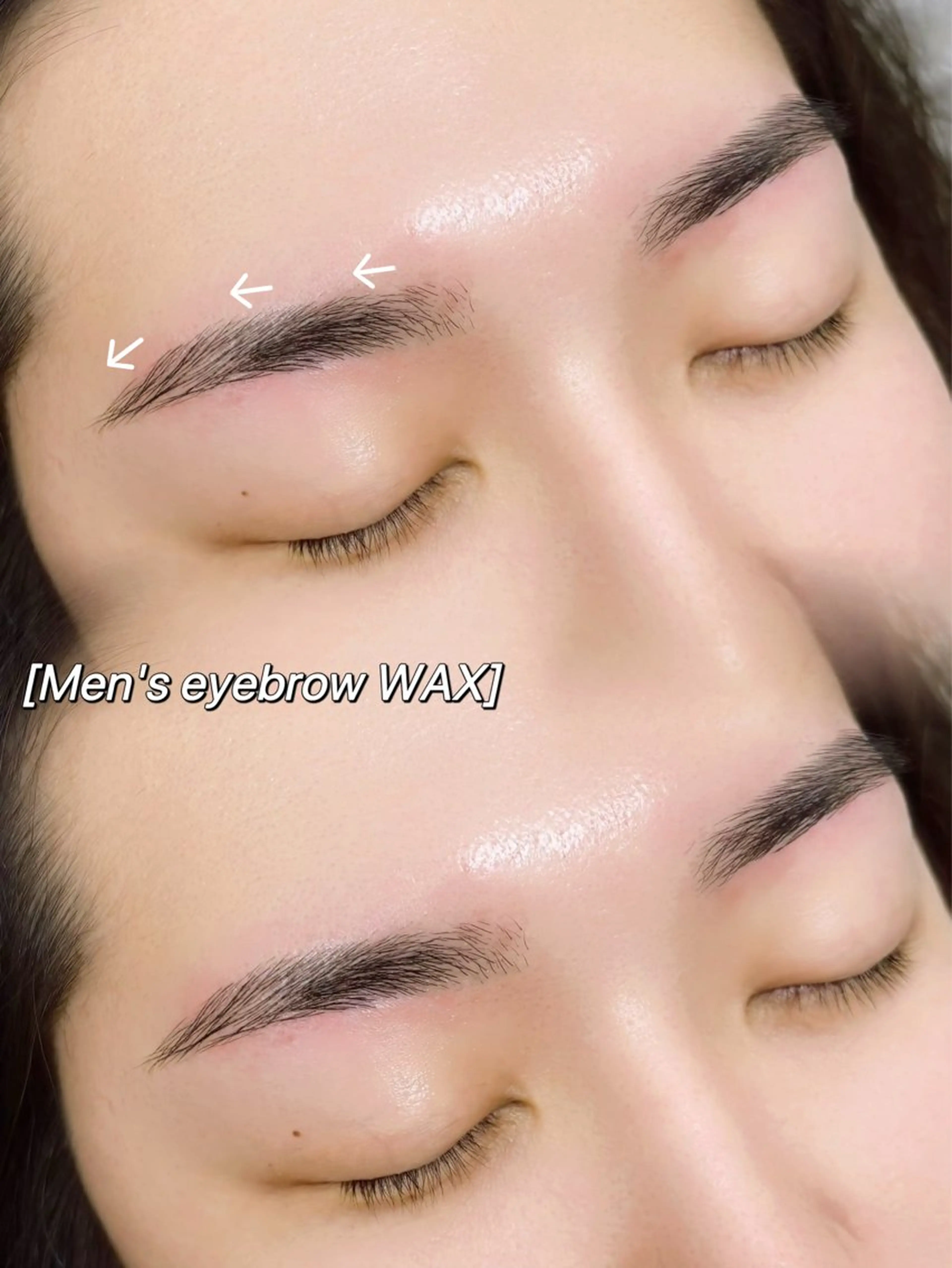 アイブロウ ワックス脱毛 眉カット 𝕂𝕪𝕦𝕟𝕠 韓国風/束感/恵比寿のマツエク・マツパデザイン