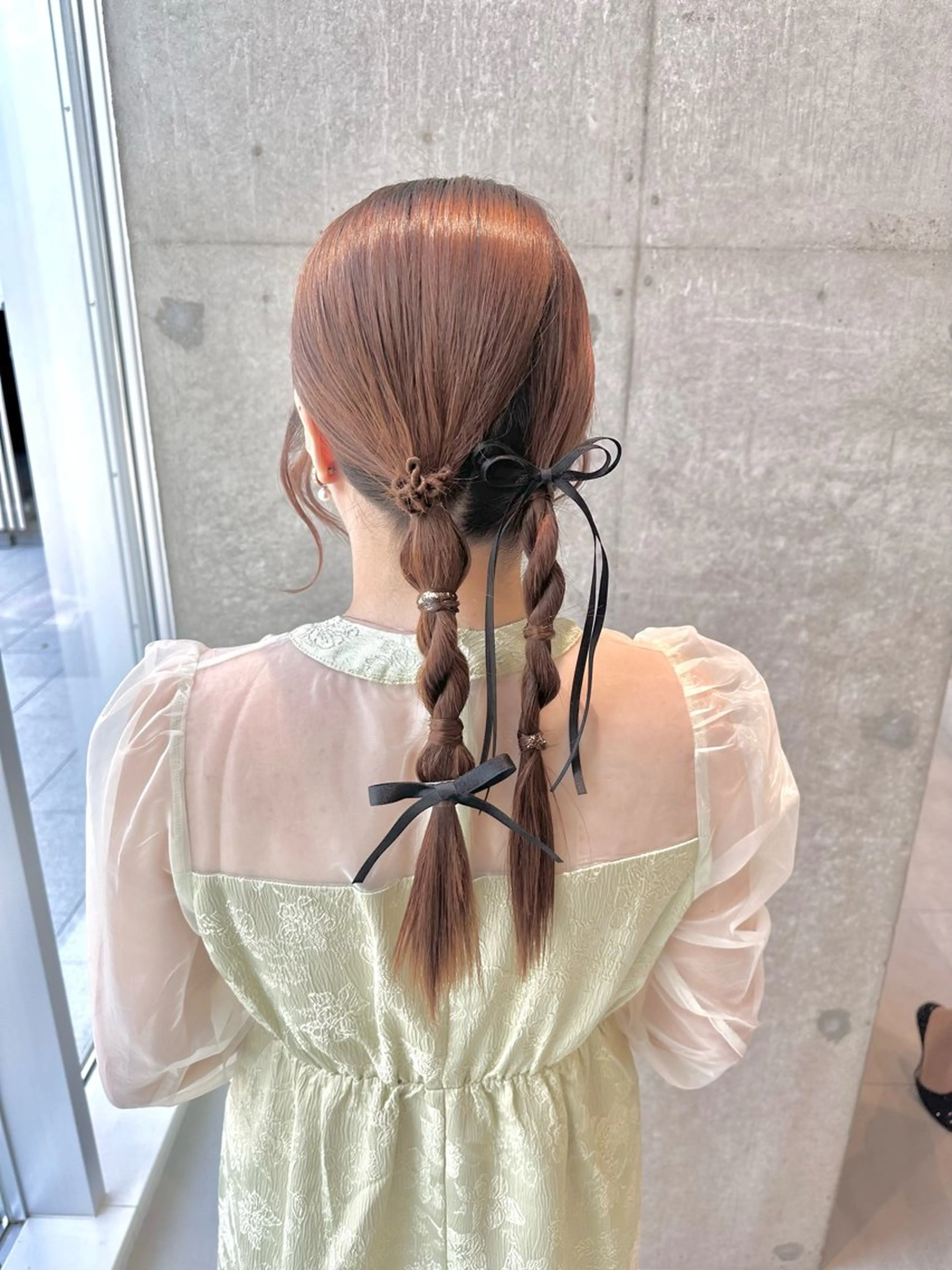 ロング ヘアアレンジ 染谷 遥花のヘアスタイル