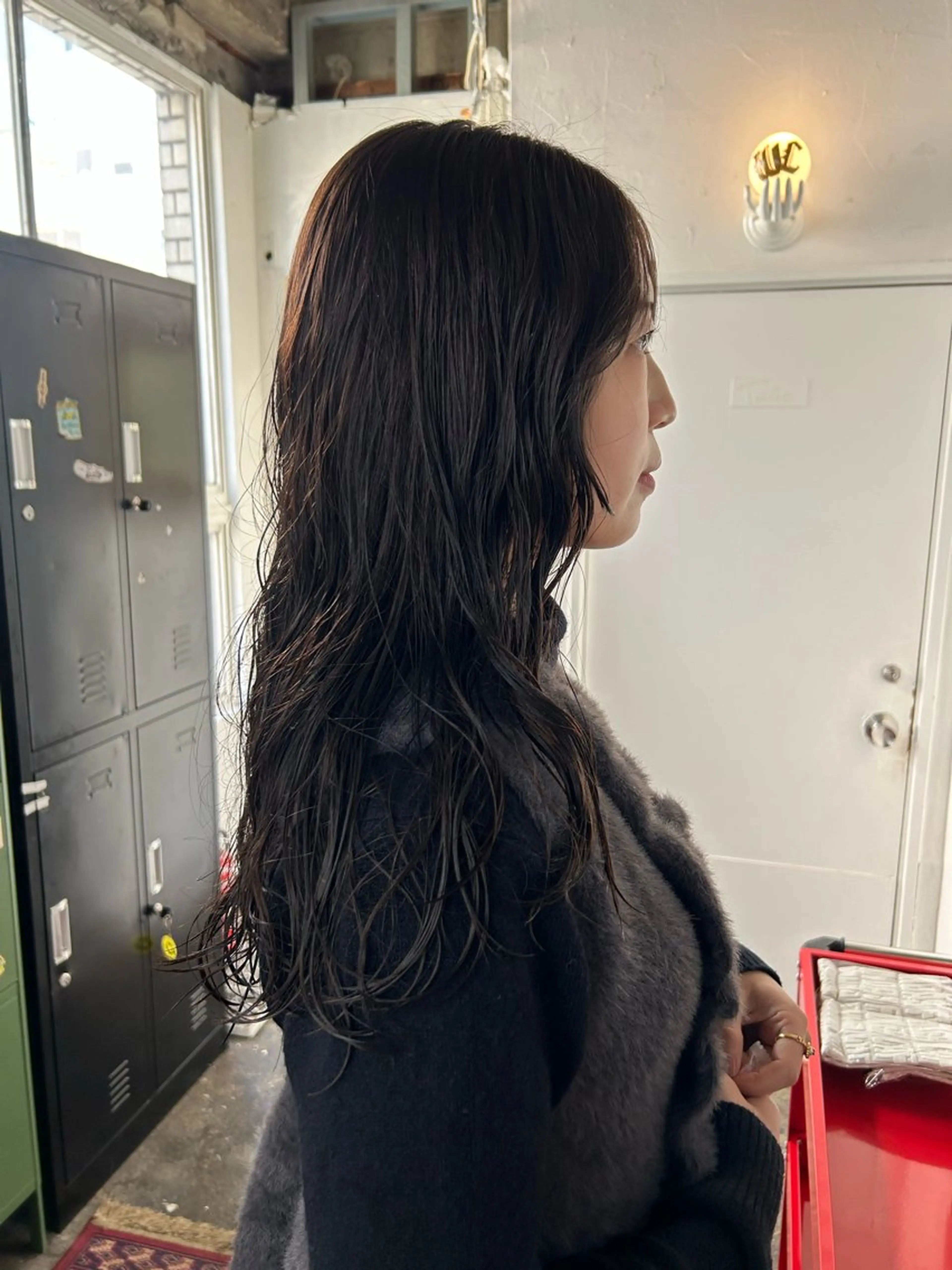 ロング カラー パーマ ブラウンカラー オリーブブラウン ロング カット ヘアカラー パーマ maho/垢抜け カラー♡パーマのヘアスタイル