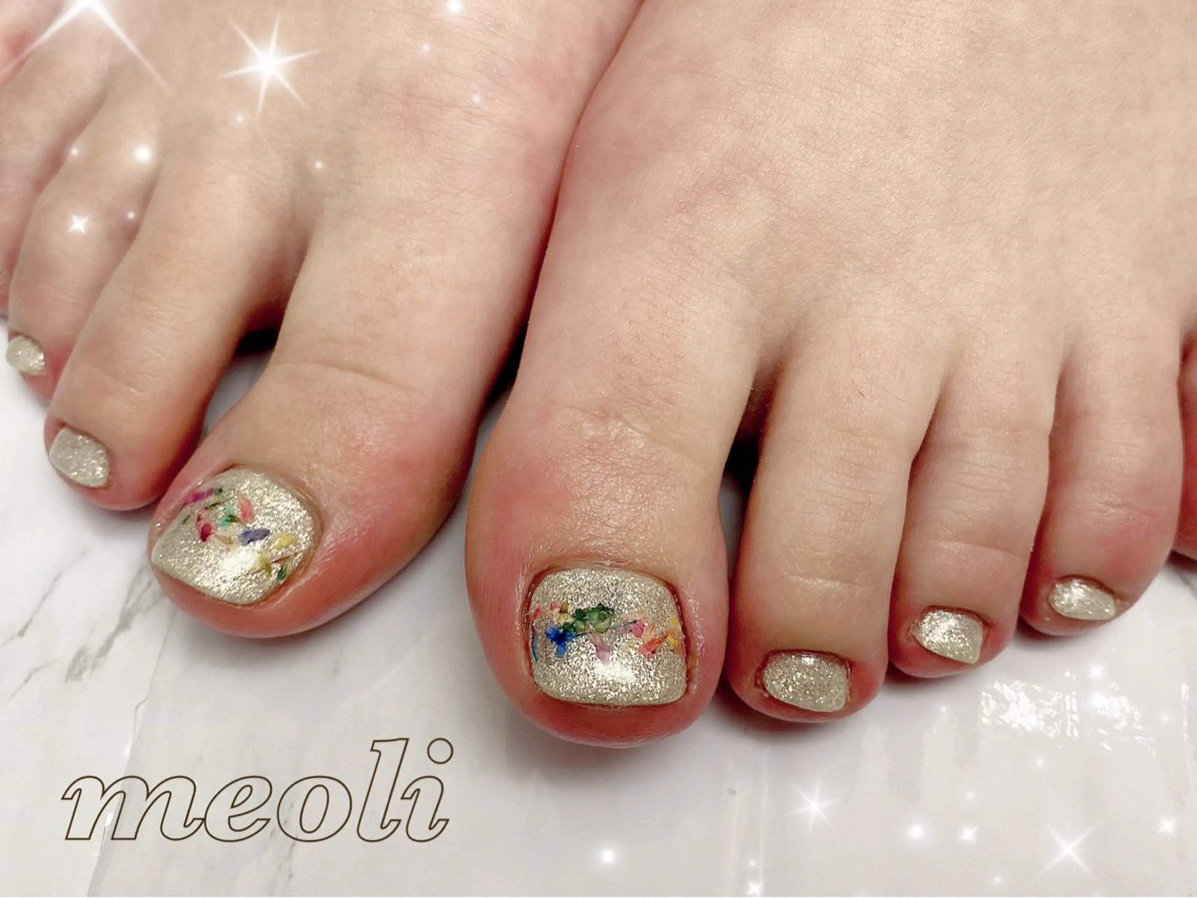 ネイル フットネイル nail salon meoli メグのネイルデザイン