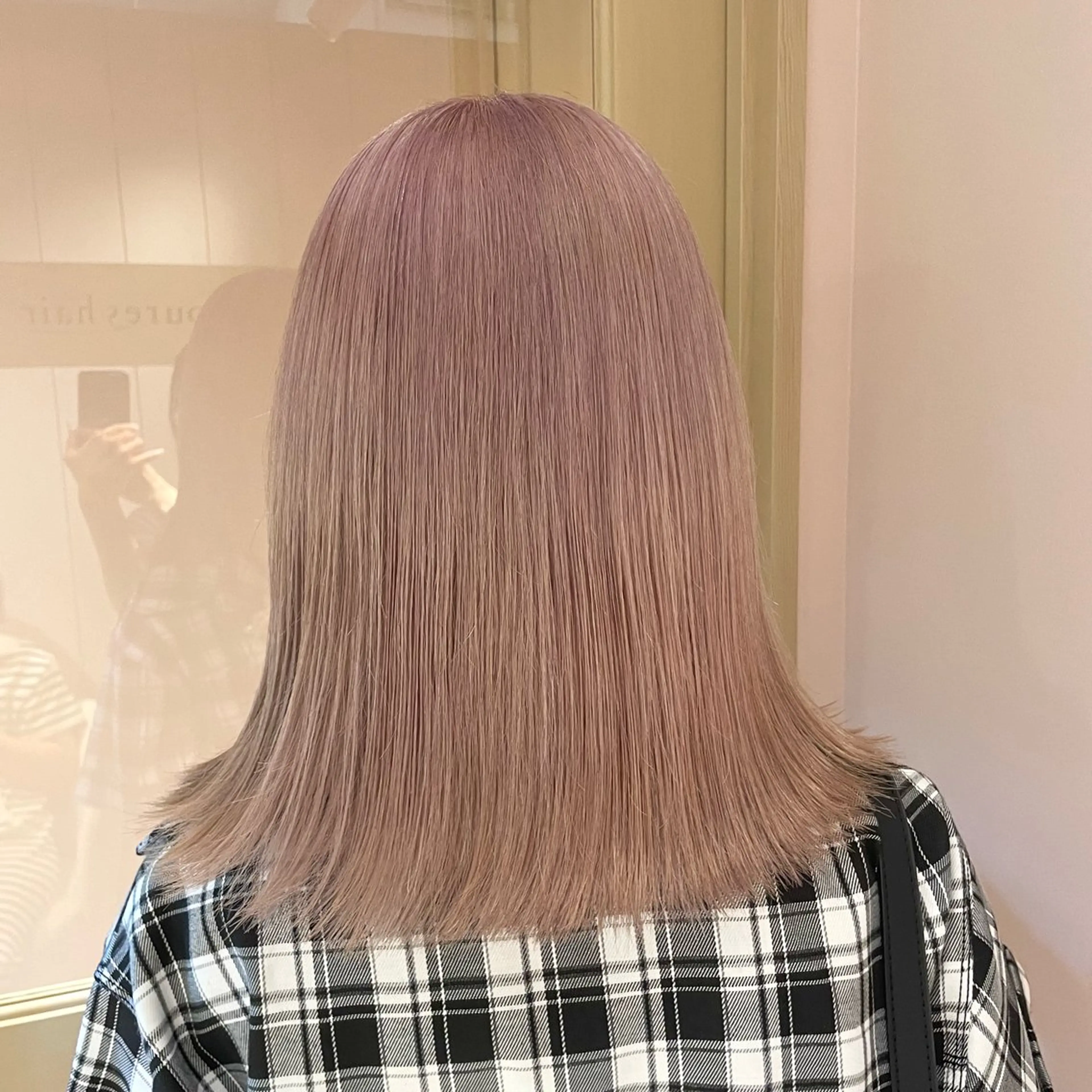 ミディアム ヘアカラー トリートメント ヘッドスパ マホ/日吉/髪質改善 /レイヤー/ガーリーのヘアスタイル