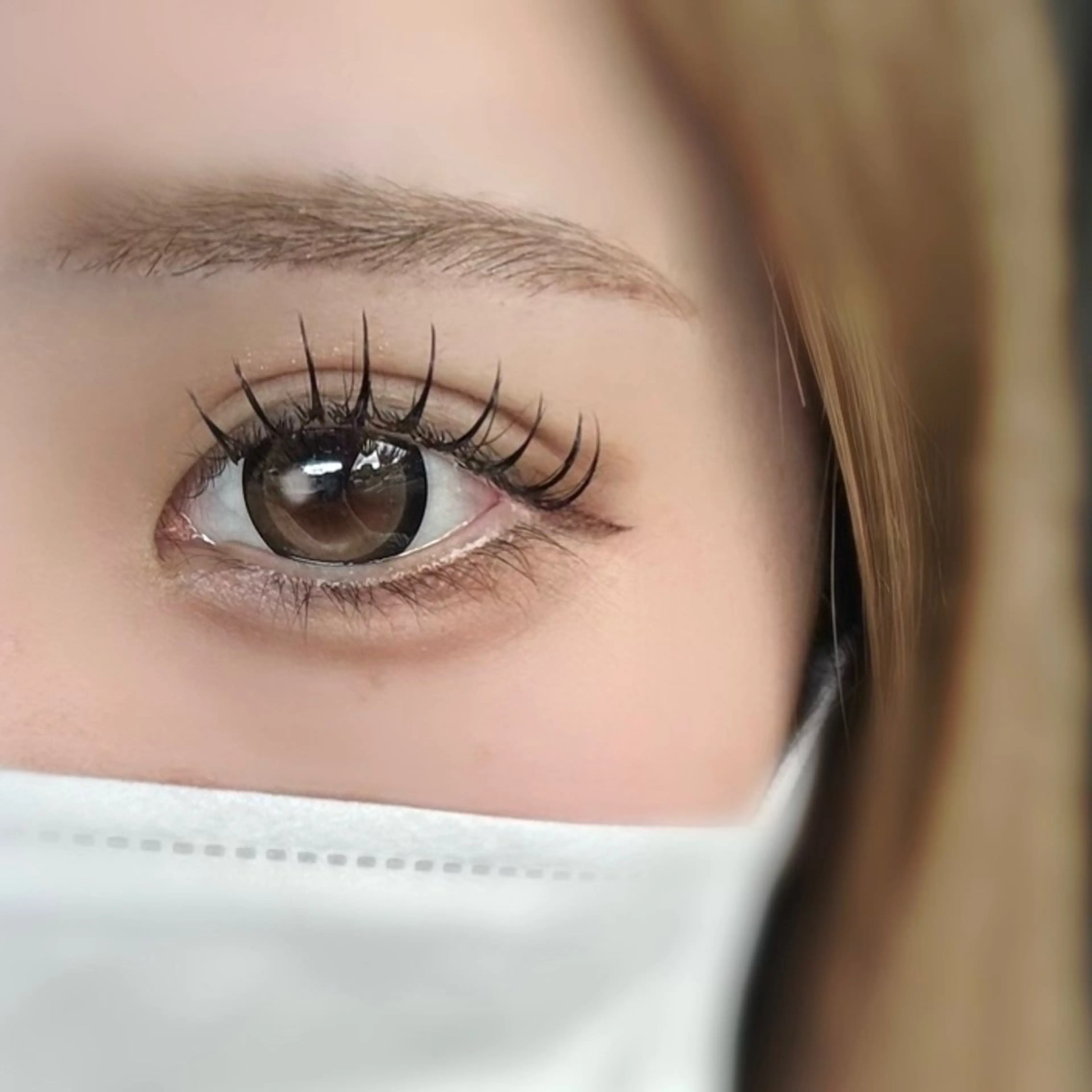 シングルフラットラッシュ120本の写真