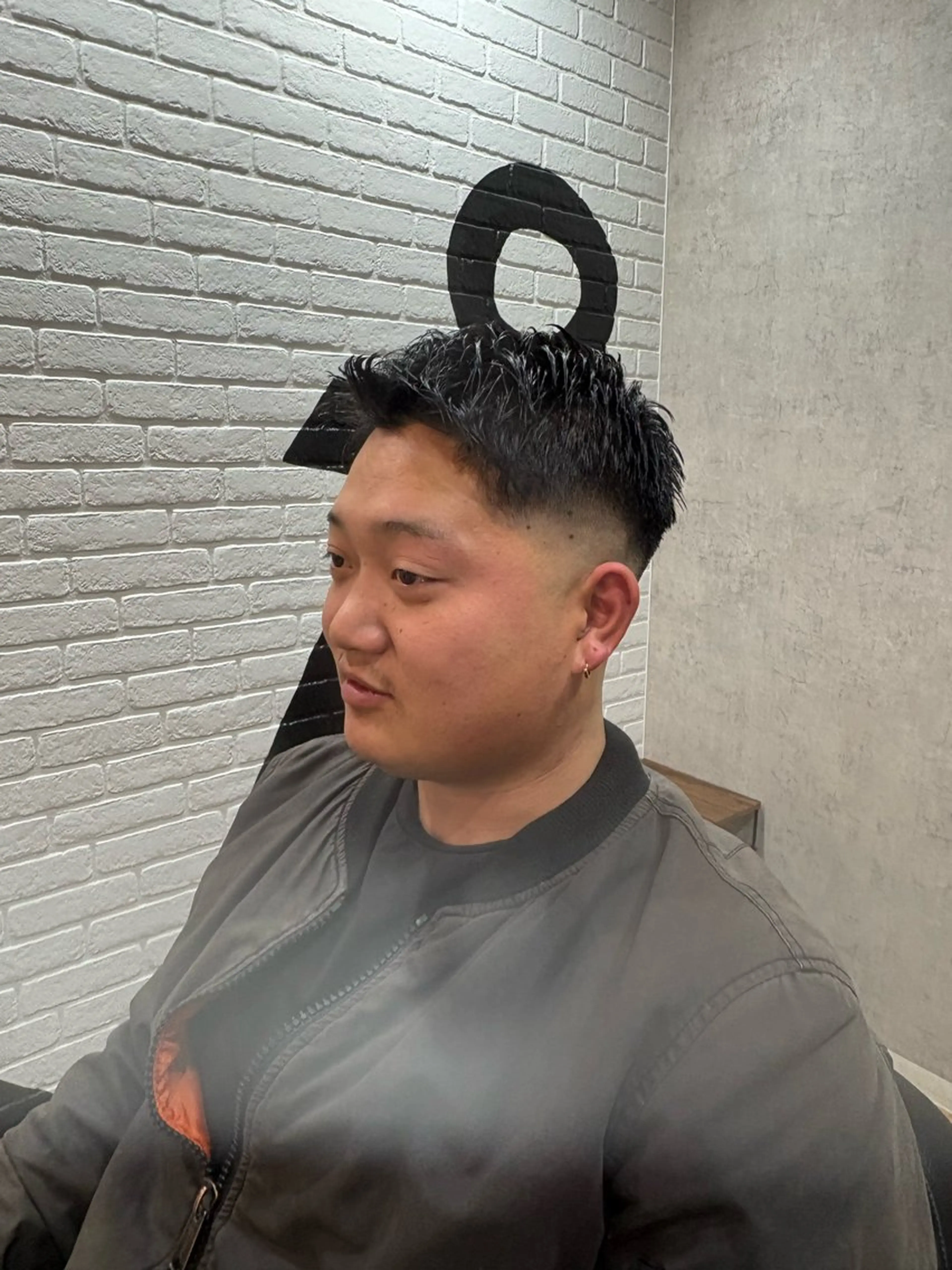 メンズ ビジネス フェードカット 那須 正昭のヘアスタイル