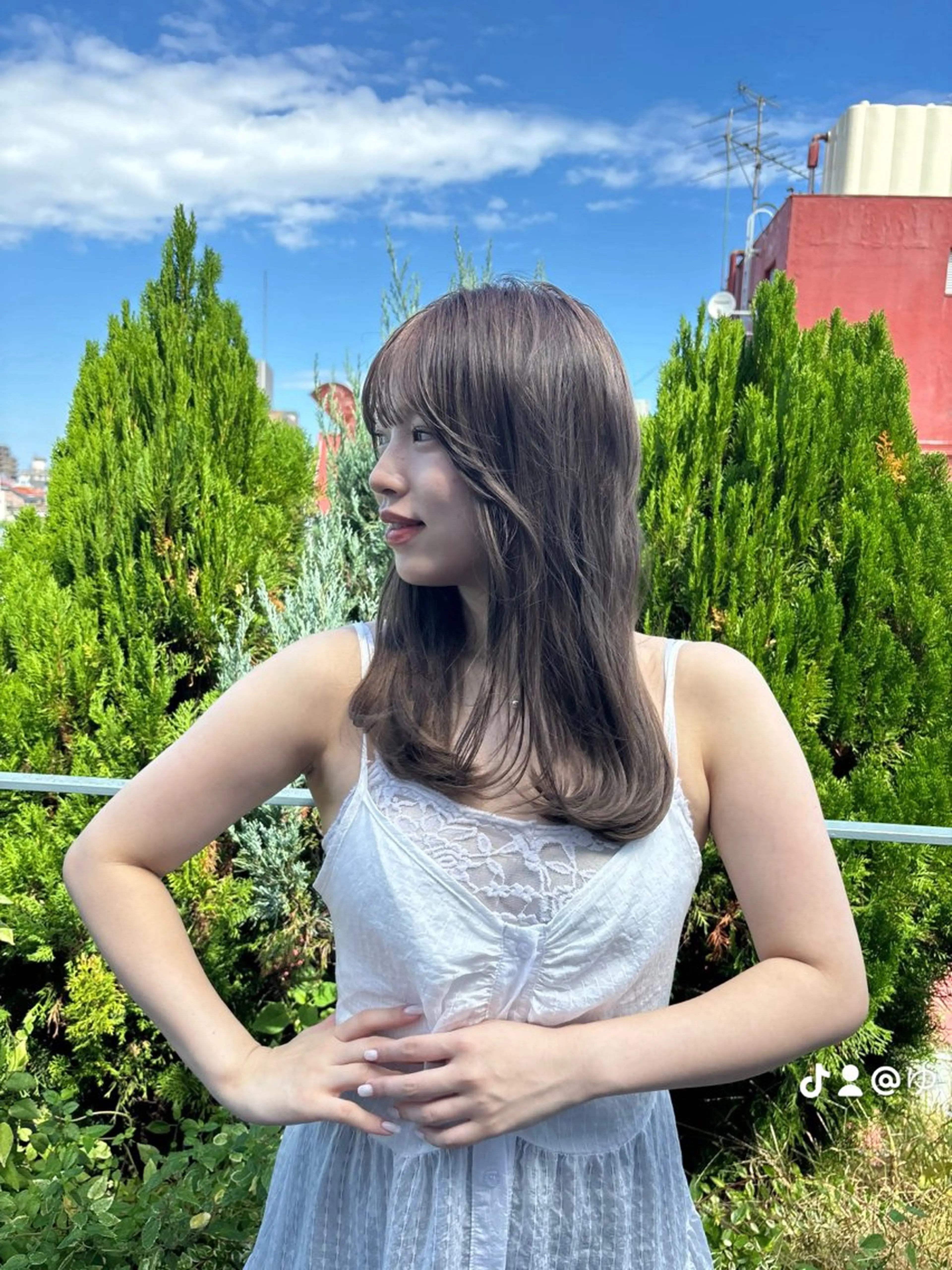 ロング ヘアカラー 優李 ゆうり‪のヘアスタイル