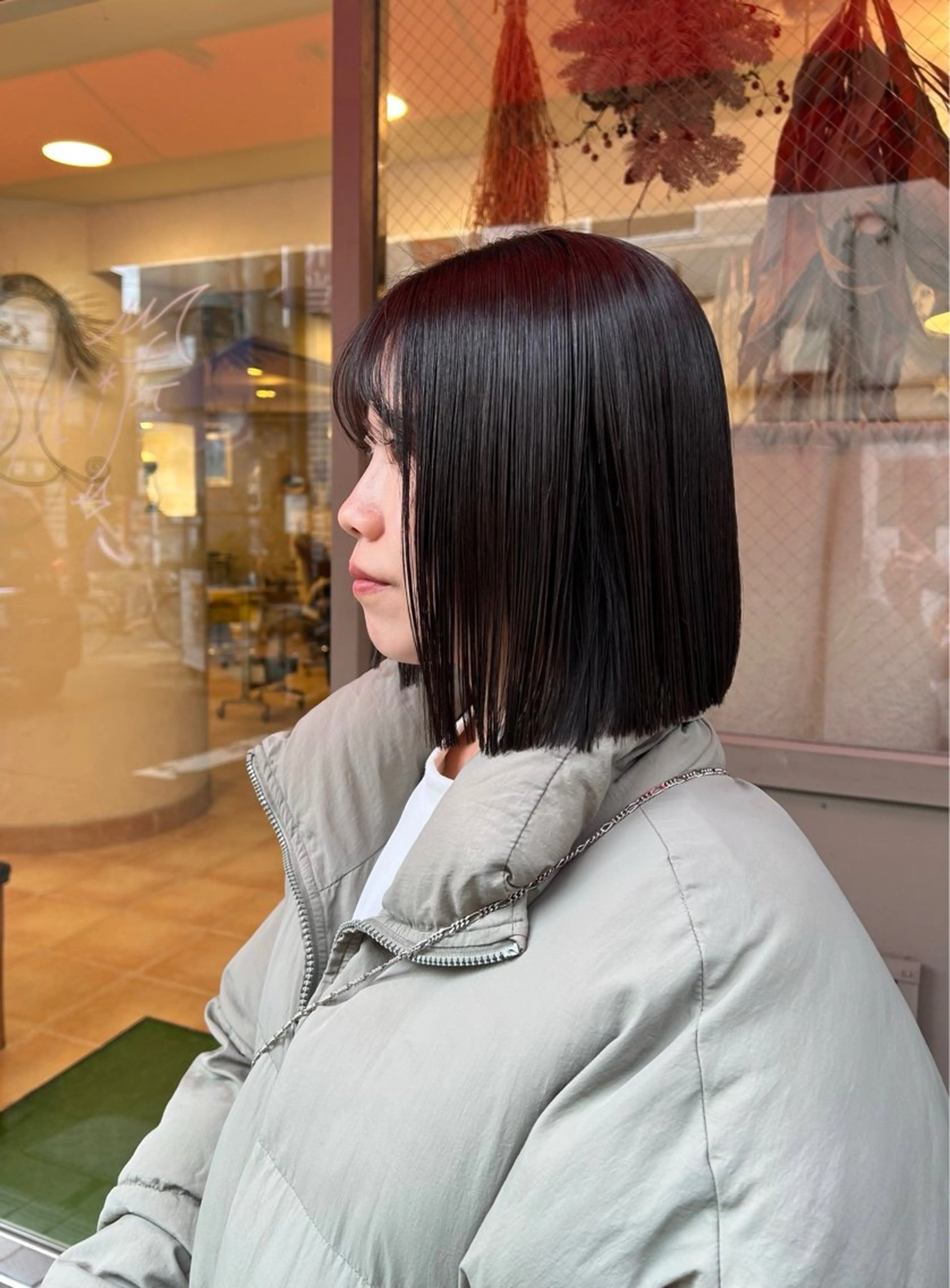 ミディアム カラー ヘアカラー 七彩 ななせのヘアスタイル