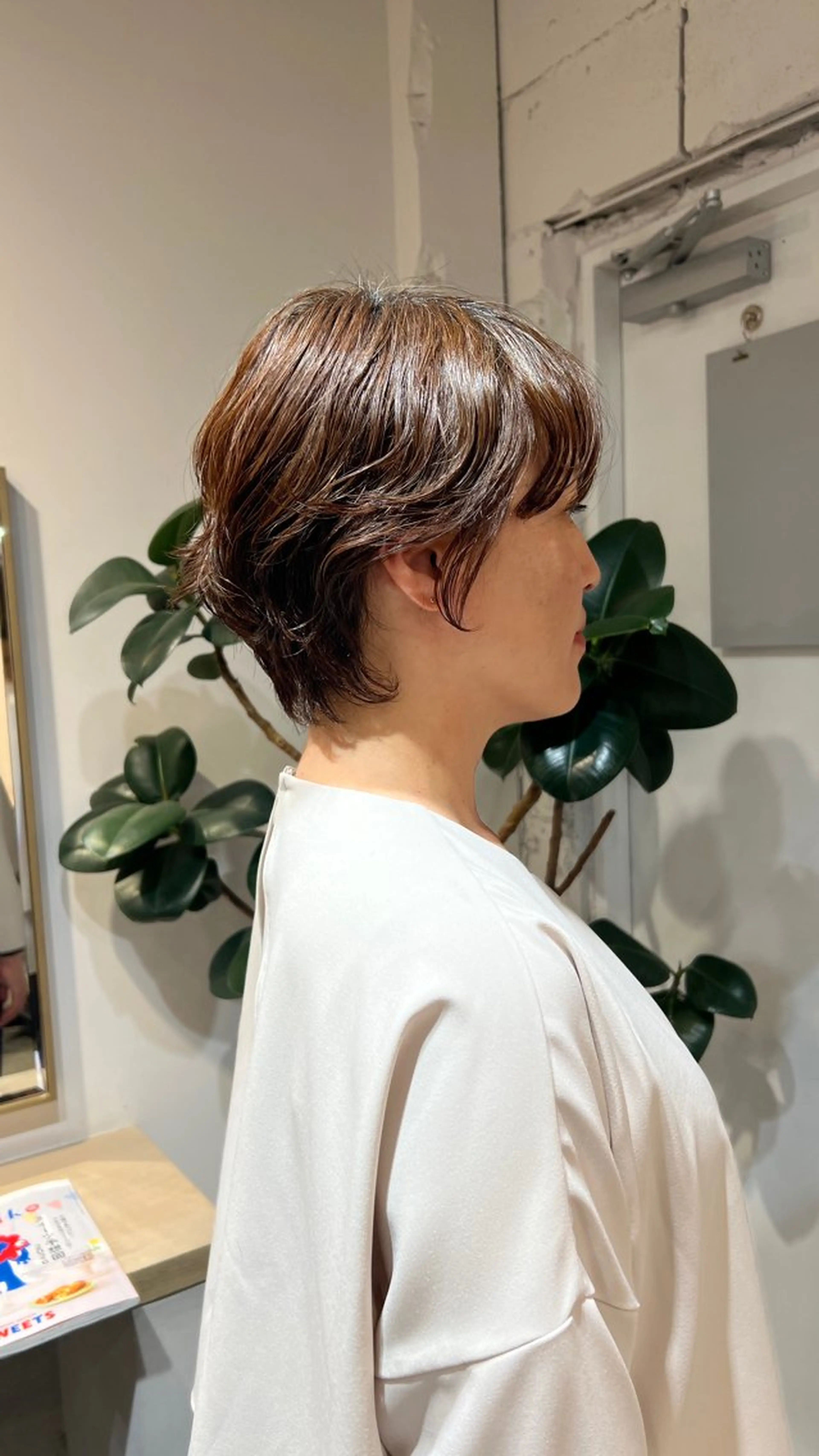 【4/28限定】ニュアンスショートパーマ💚カット無料✂️2stepトリートメント付きの写真