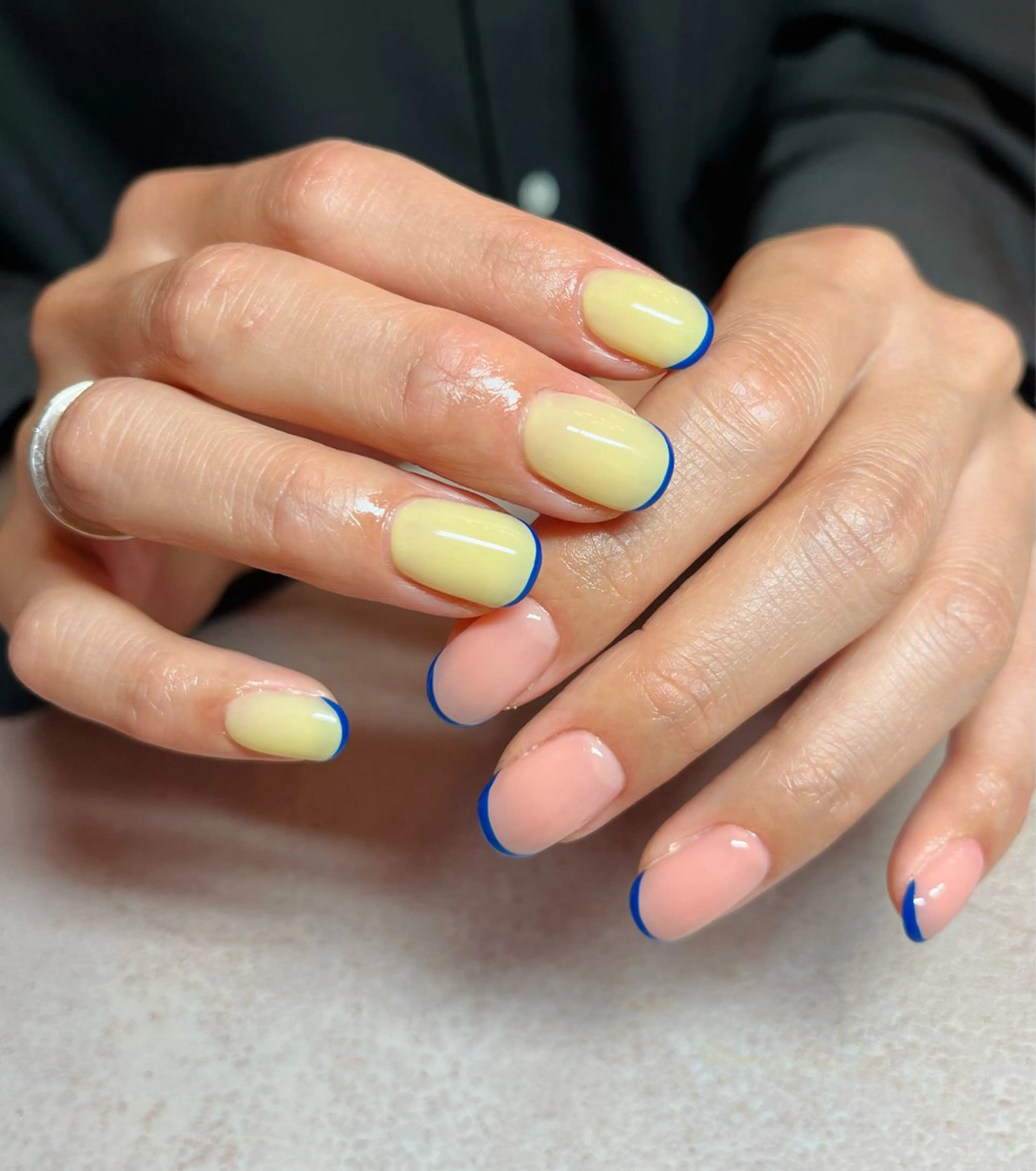 ネイル フレンチネイル ハンドネイル HazeGrass NAILのネイルデザイン