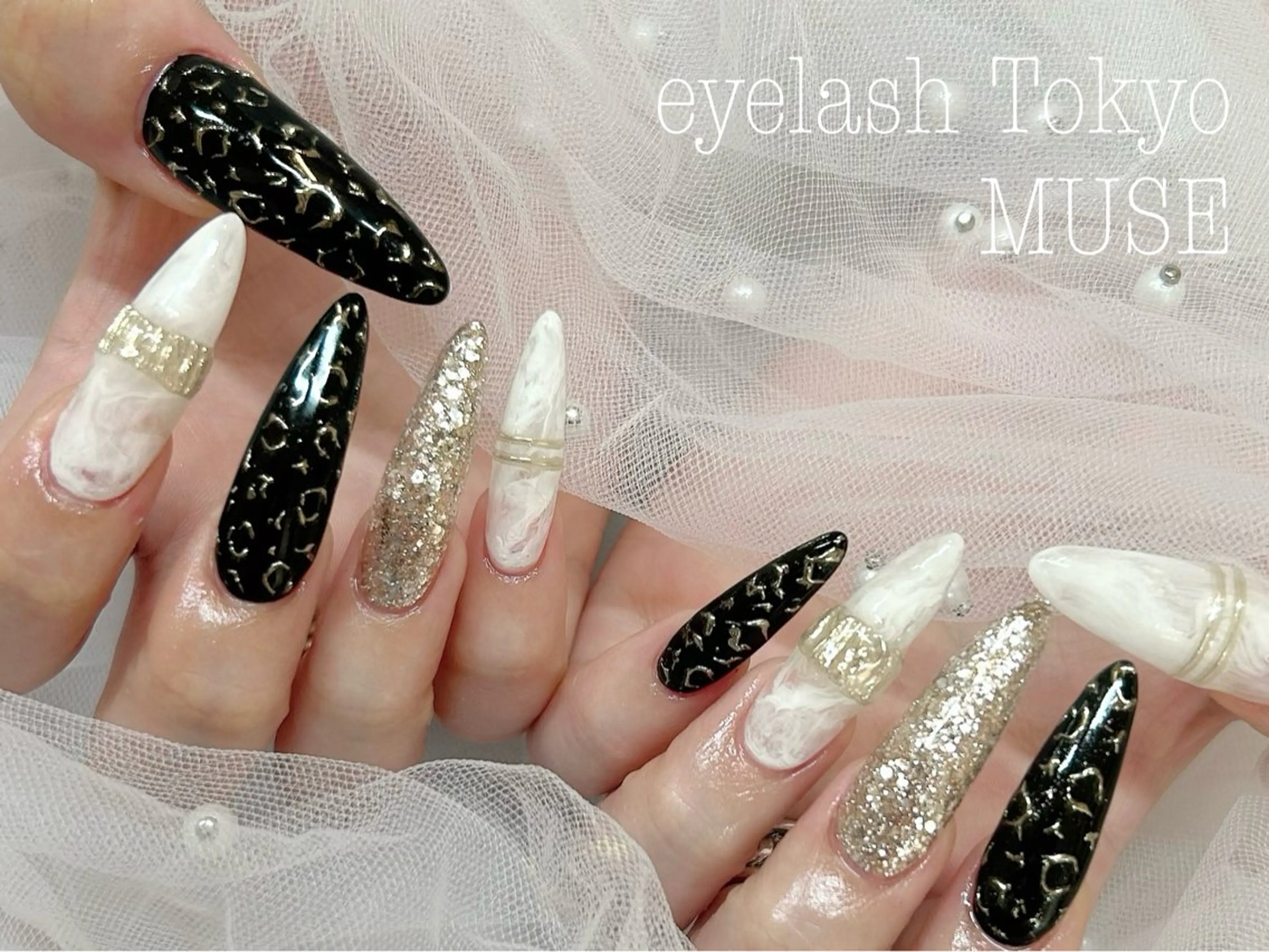 ネイル ロングネイル ネイルチップ tanaka ◡̈のネイルデザイン