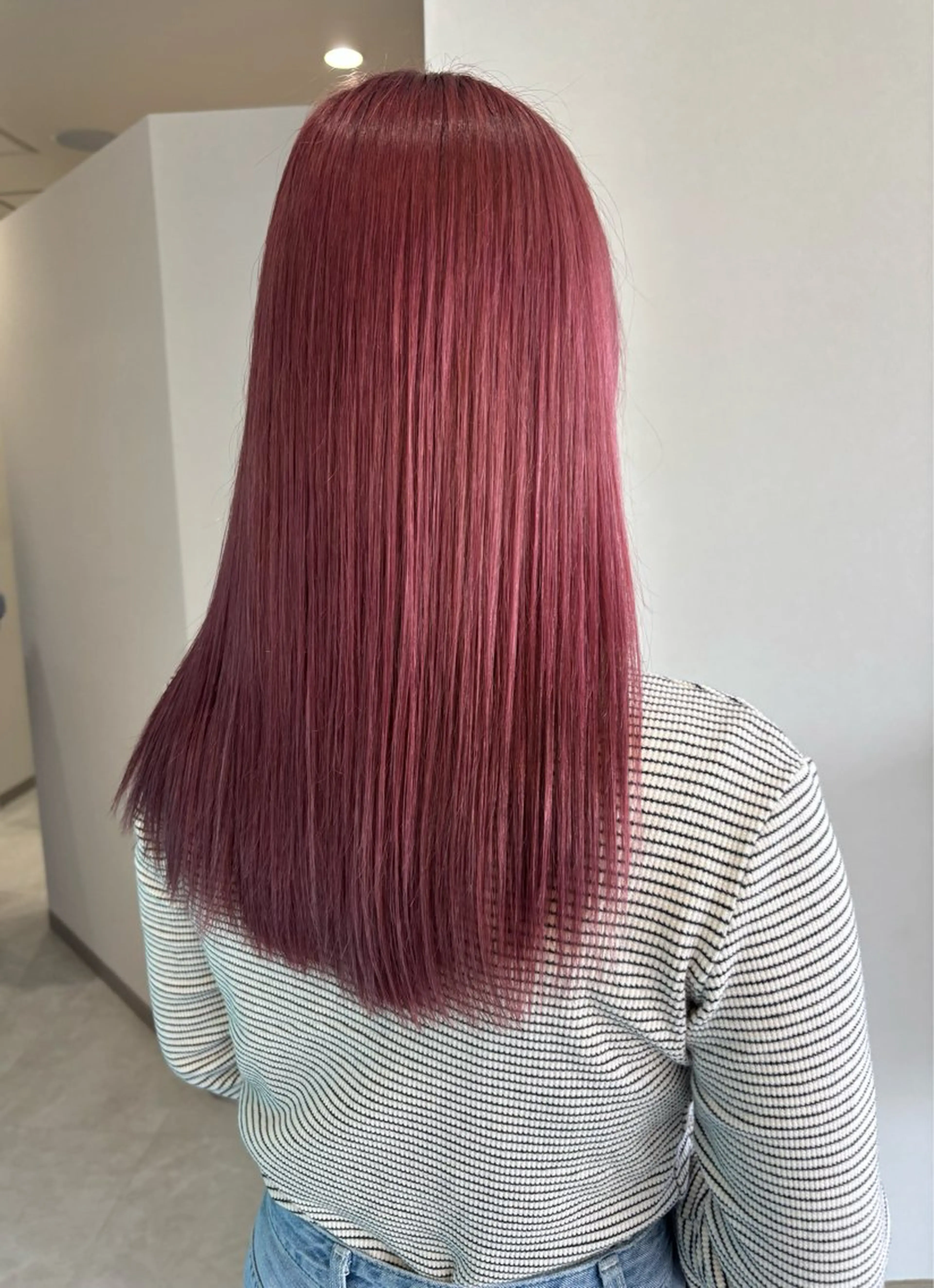 ロング ヘアカラー 完全個室Runeゆき ななみのヘアスタイル