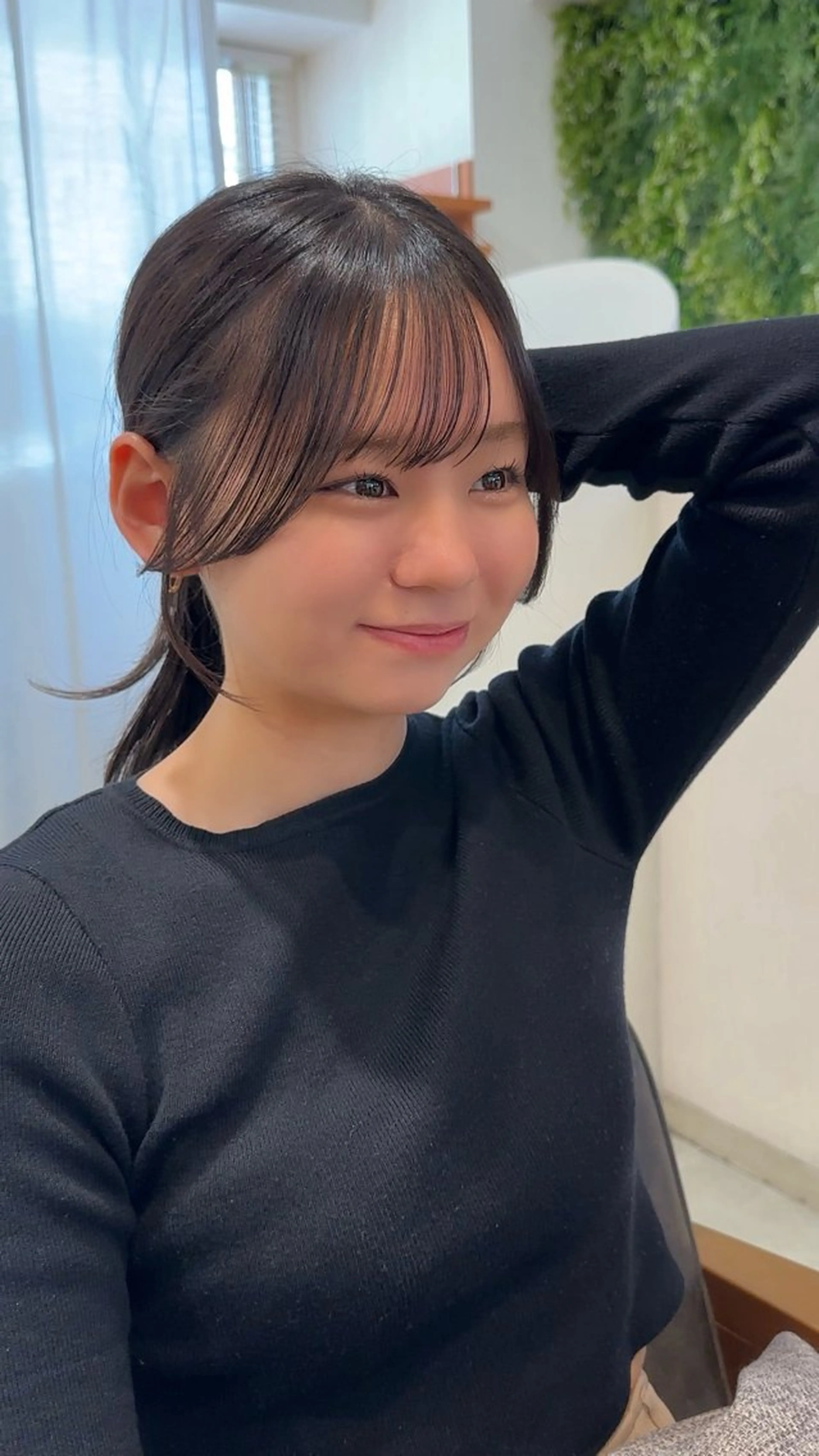 セミロング 小顔カット レイヤー/顔まわり /亀戸錦糸町/なつきのヘアスタイル