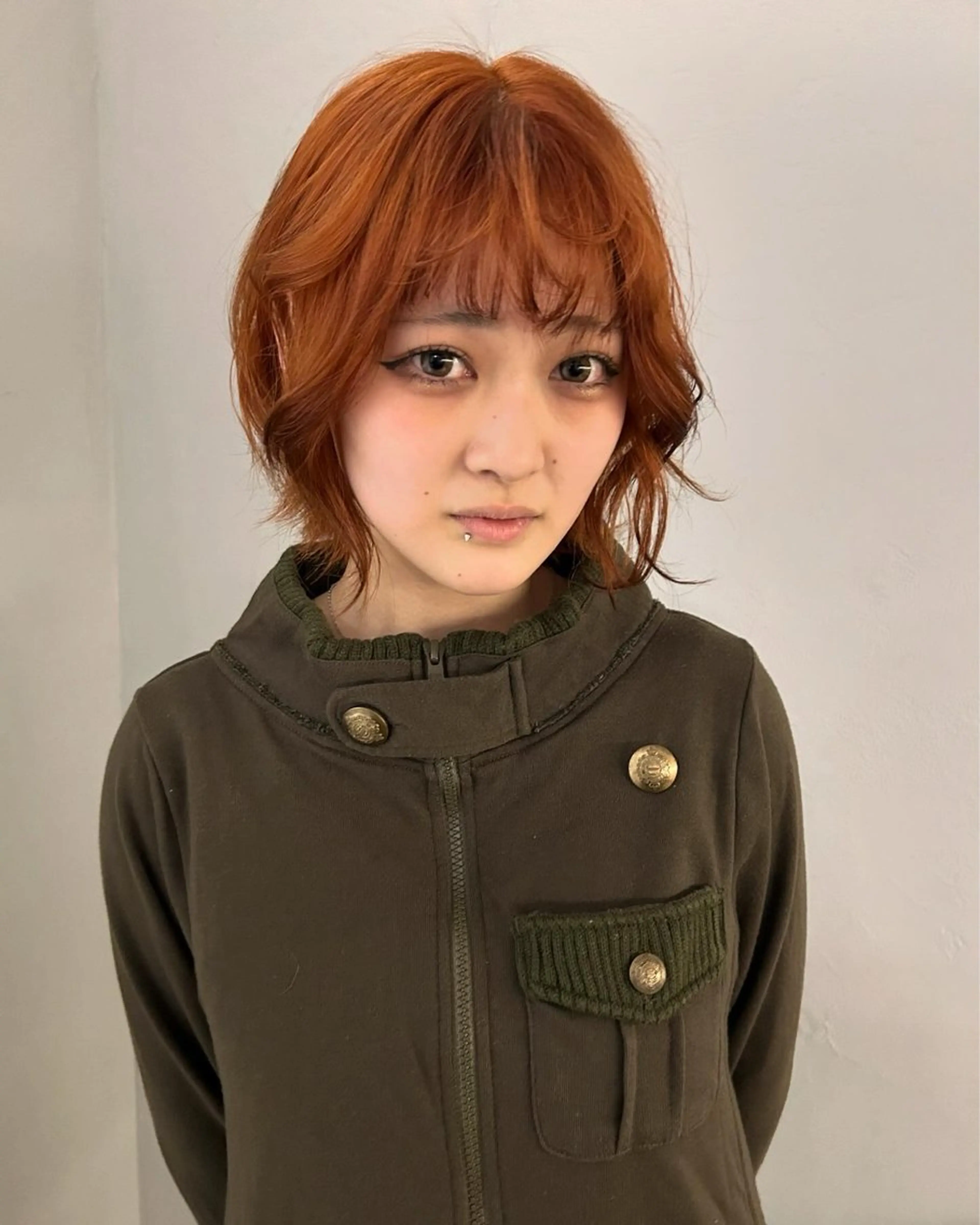 ショート カラー ケアパーマ/ケアブリ ーチdaisukeのヘアスタイル