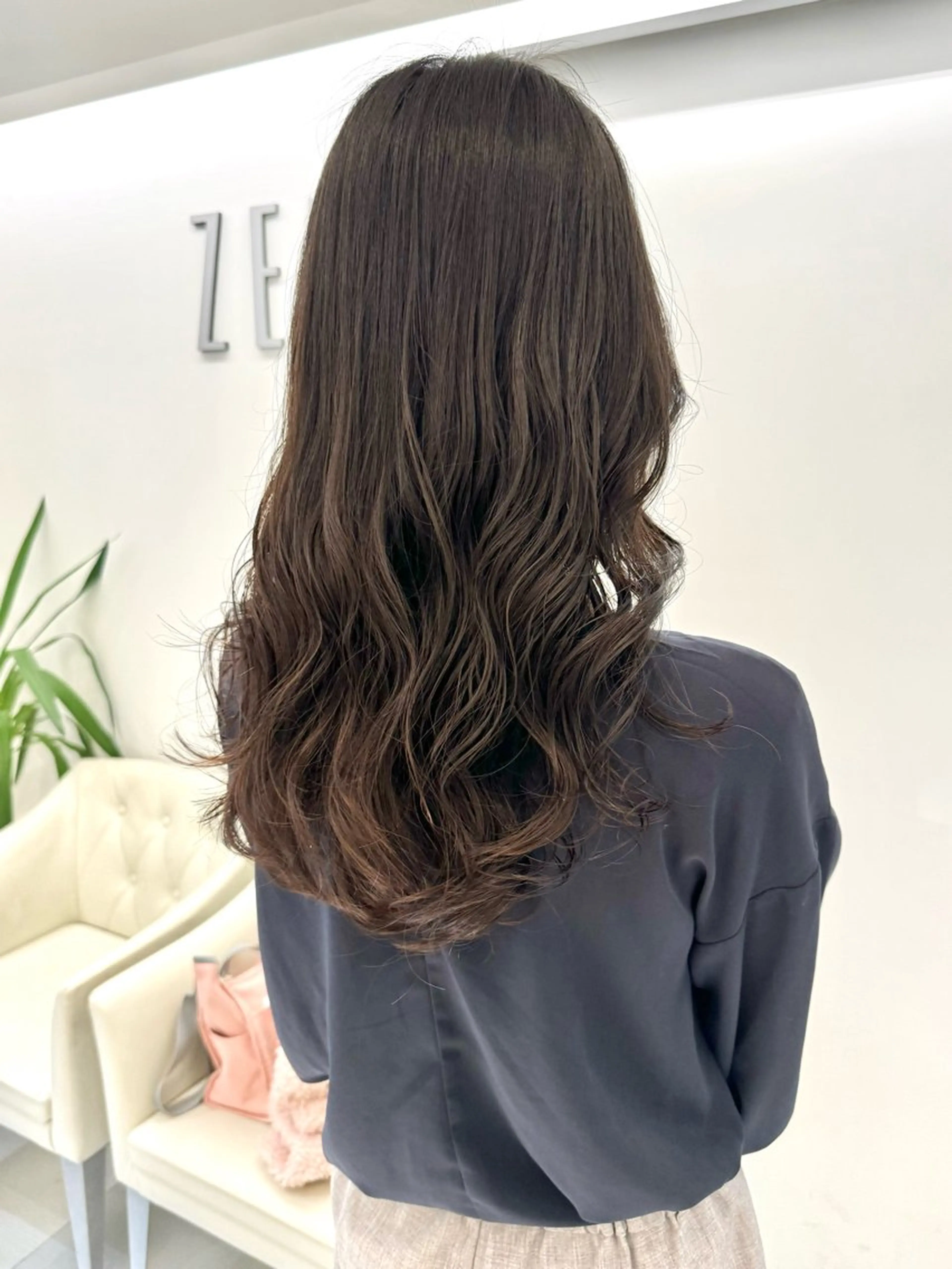 ロング パーマ カット パーマ トリートメント ZENKO表参道店所属・デジタルパーマ 🌀ボブ　萩原　龍のヘアスタイル