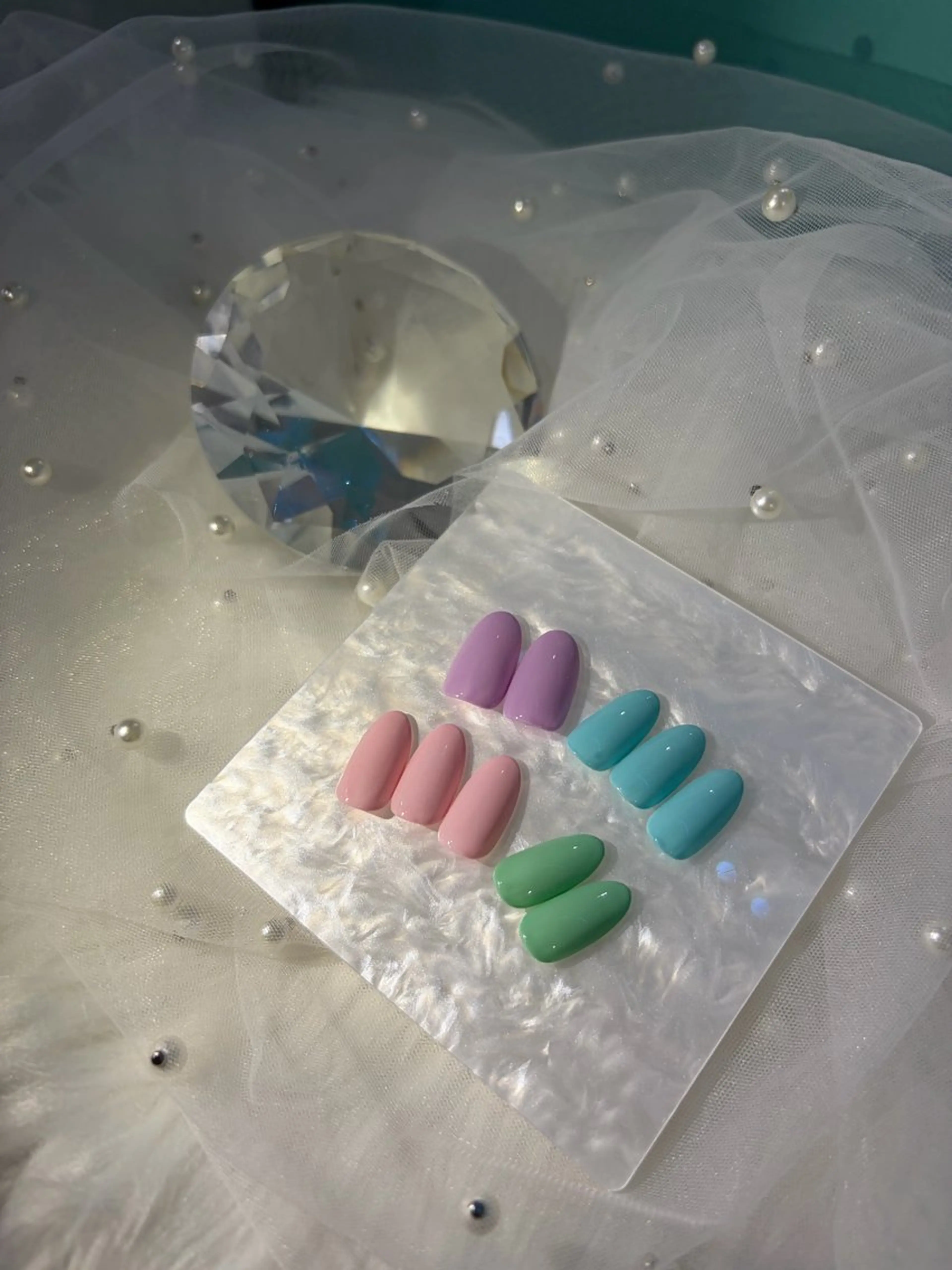 ネイル ワンカラーネイル Mermaid Nail saraのネイルデザイン