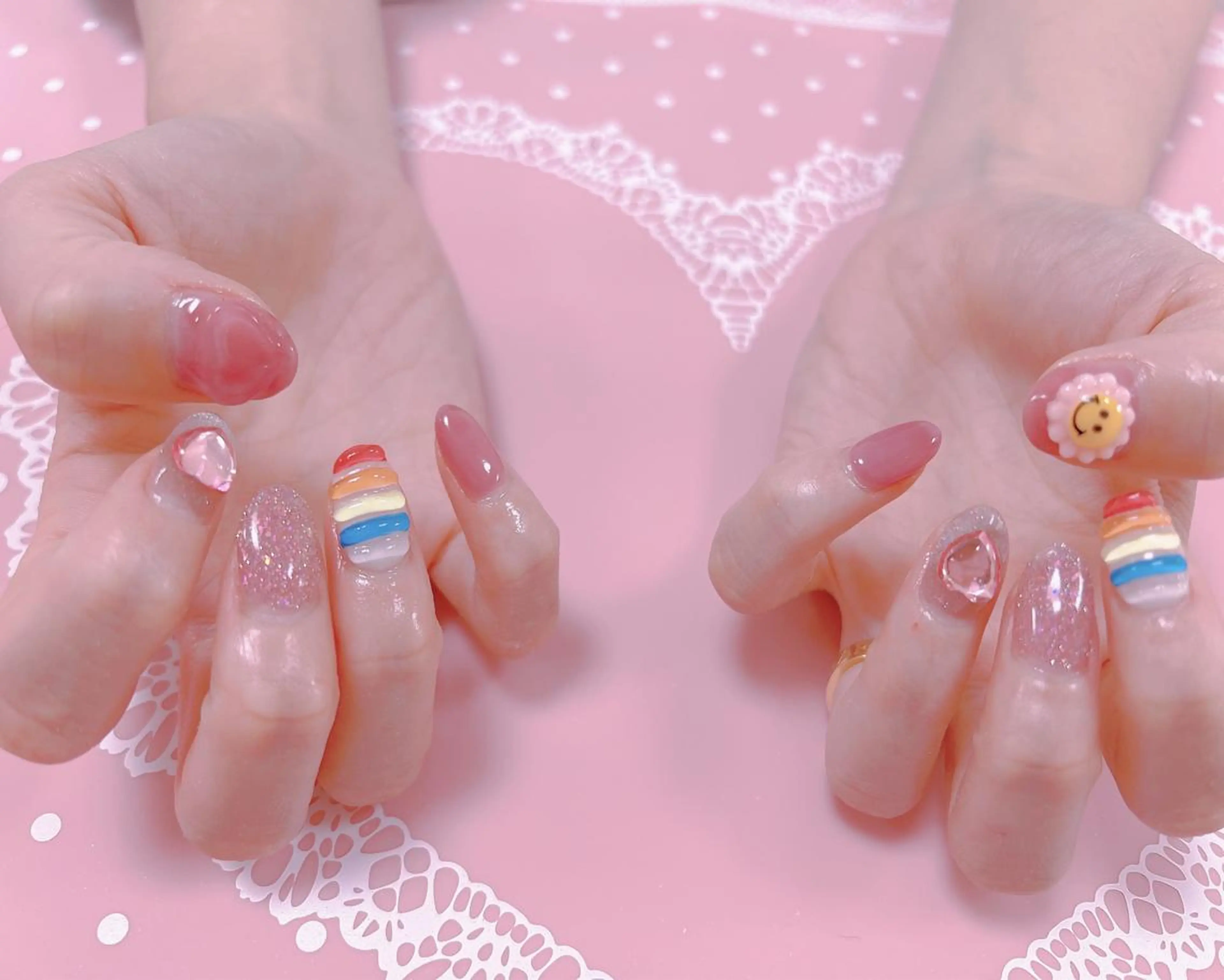 ネイル はぴねす所属・横浜 美夢のネイルデザイン
