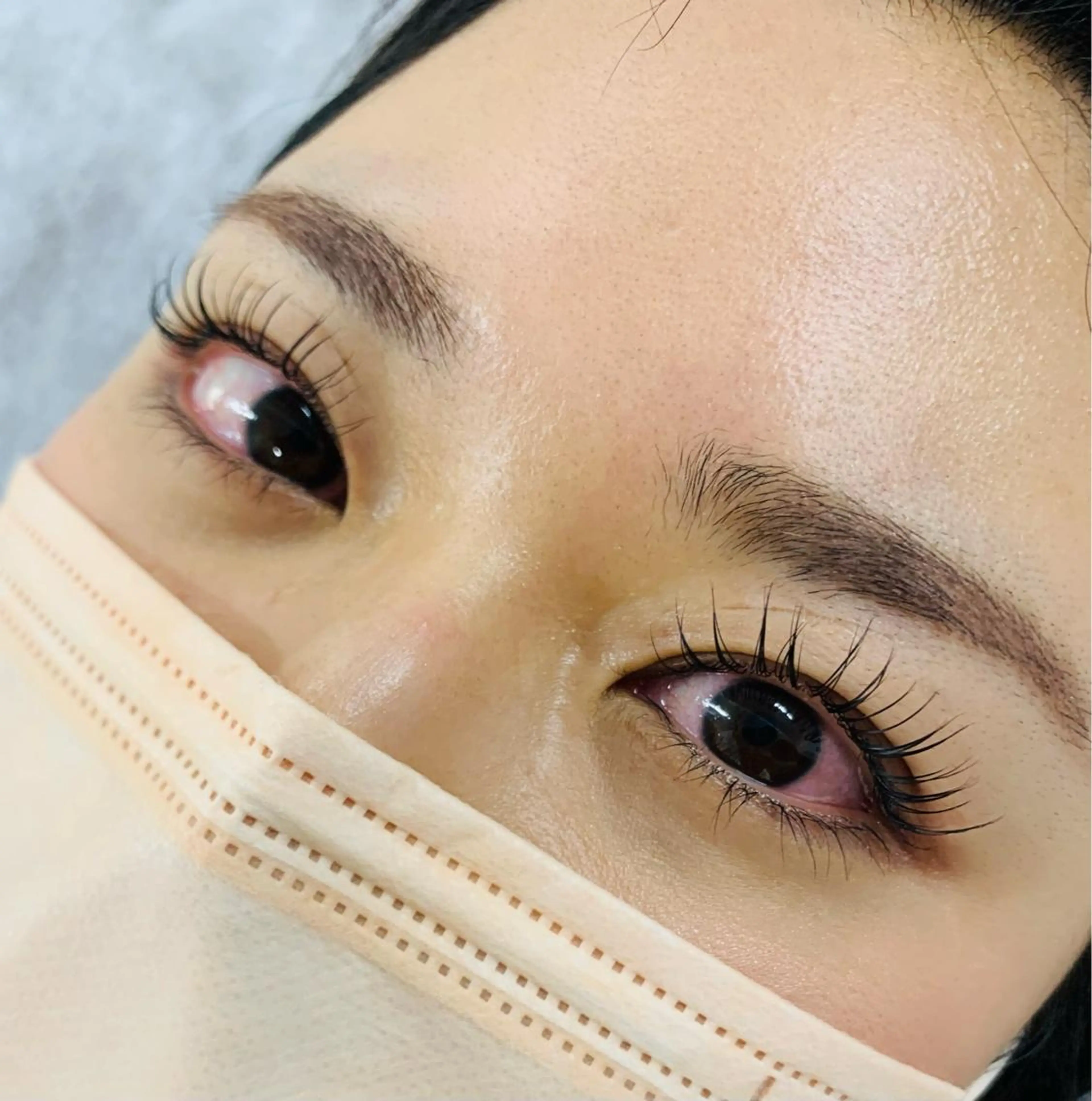 マツエク・マツパ パリジェンヌラッシュリフト khaki eyelashの眉毛・アイブロウイメージ