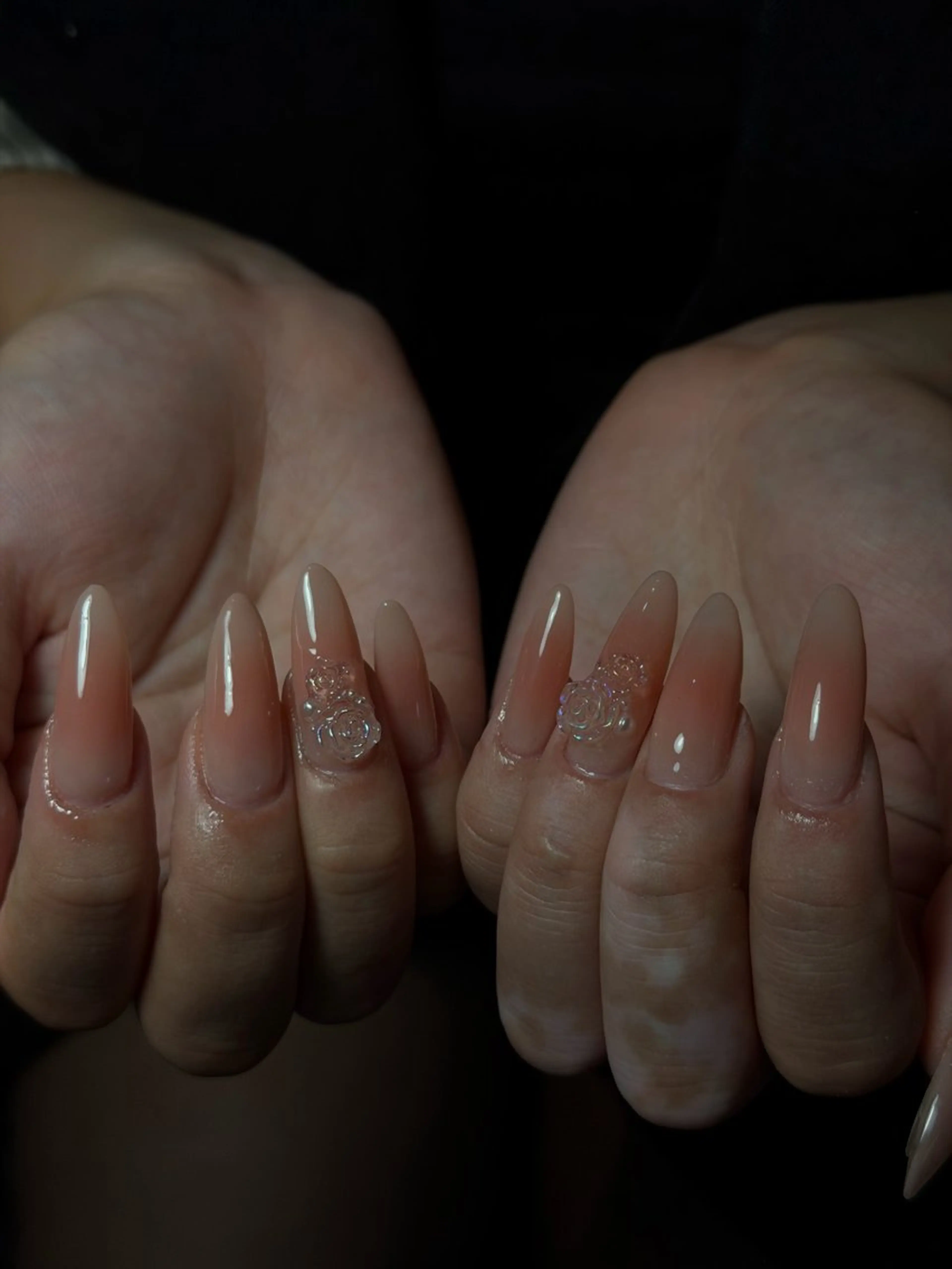 ネイル フレンチネイル グラデーション 韓国ネイル マグネットネイル シンプルネイル CoMo Nailのネイルデザイン