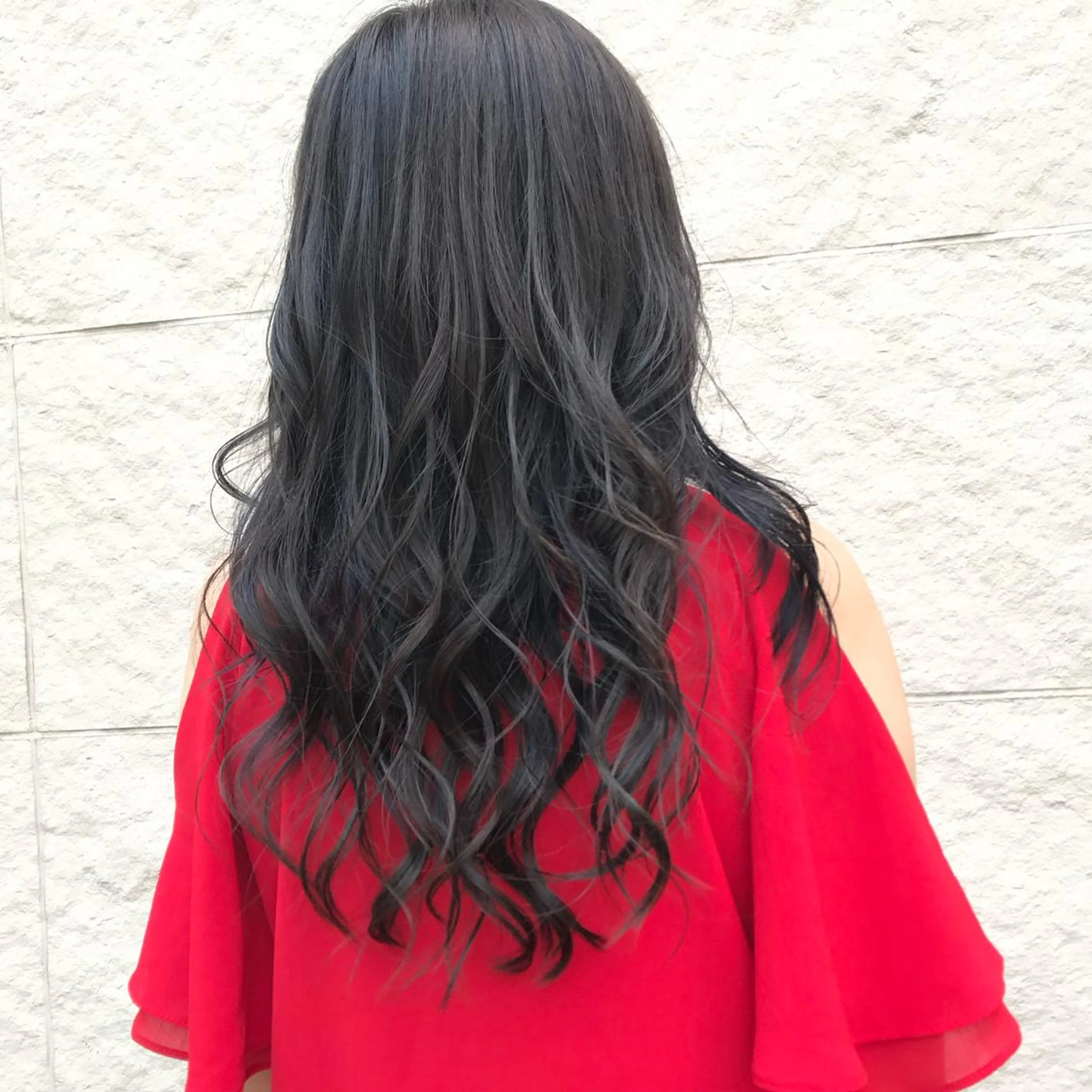 ロング カラー 具志 真理子のヘアスタイル