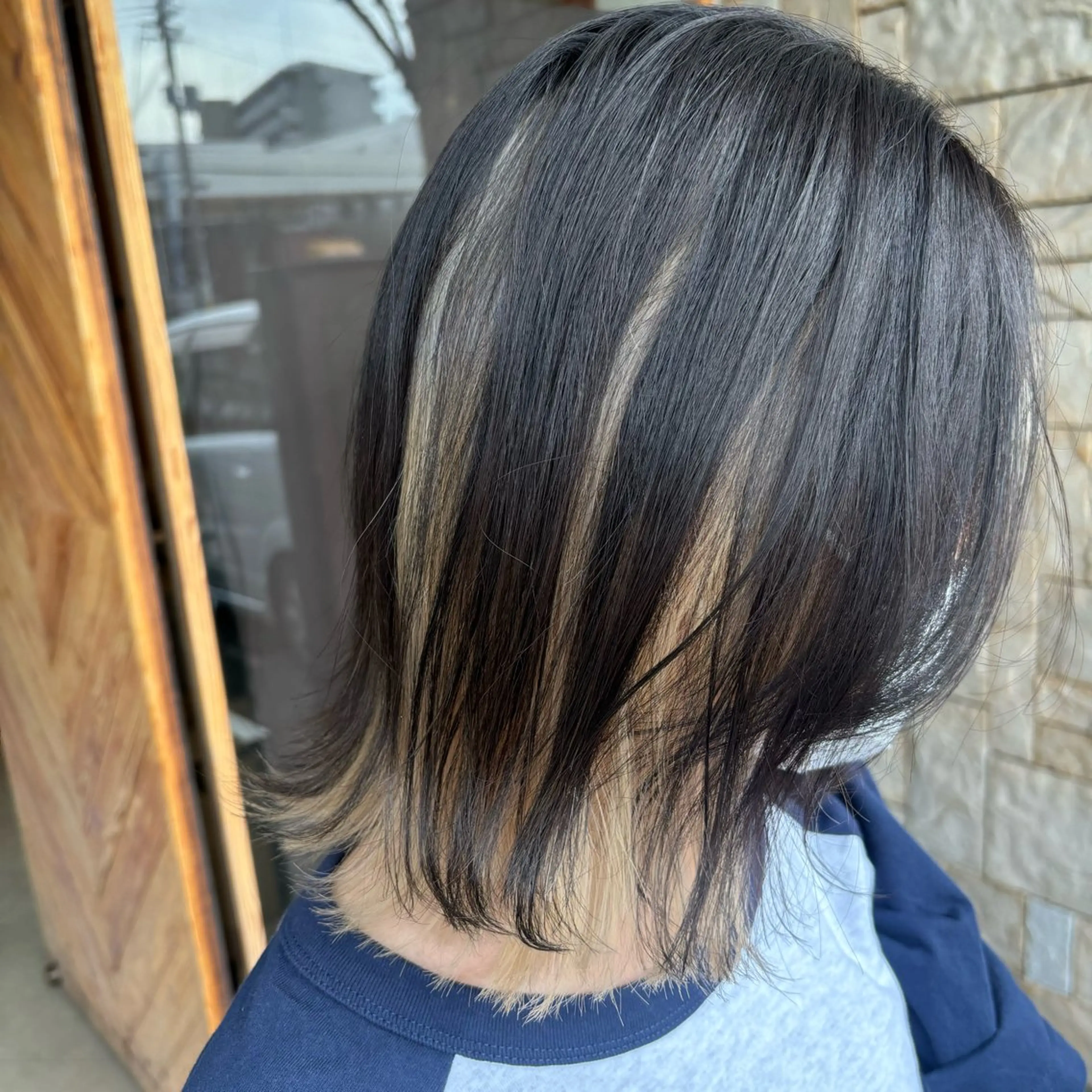 ショート カラー ボブレイヤー ブリーチ ブロンド ホワイトブロンド ボブ カット ヘアカラー トリートメント Jill franc ＿ ayanoのヘアスタイル