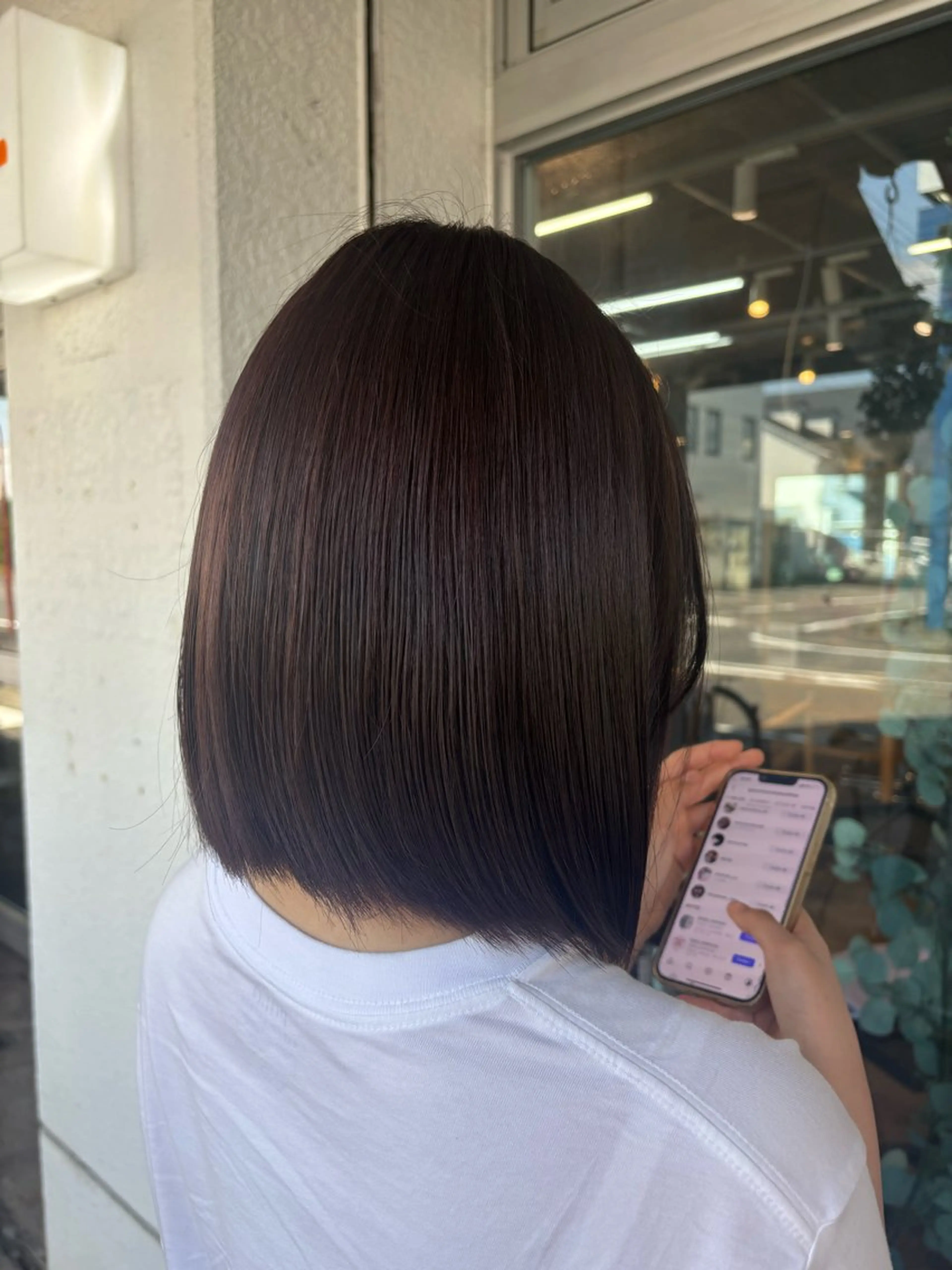 カラー ブラウンカラー ピンクカラー miyu/ケアカラー /髪質改善のヘアスタイル