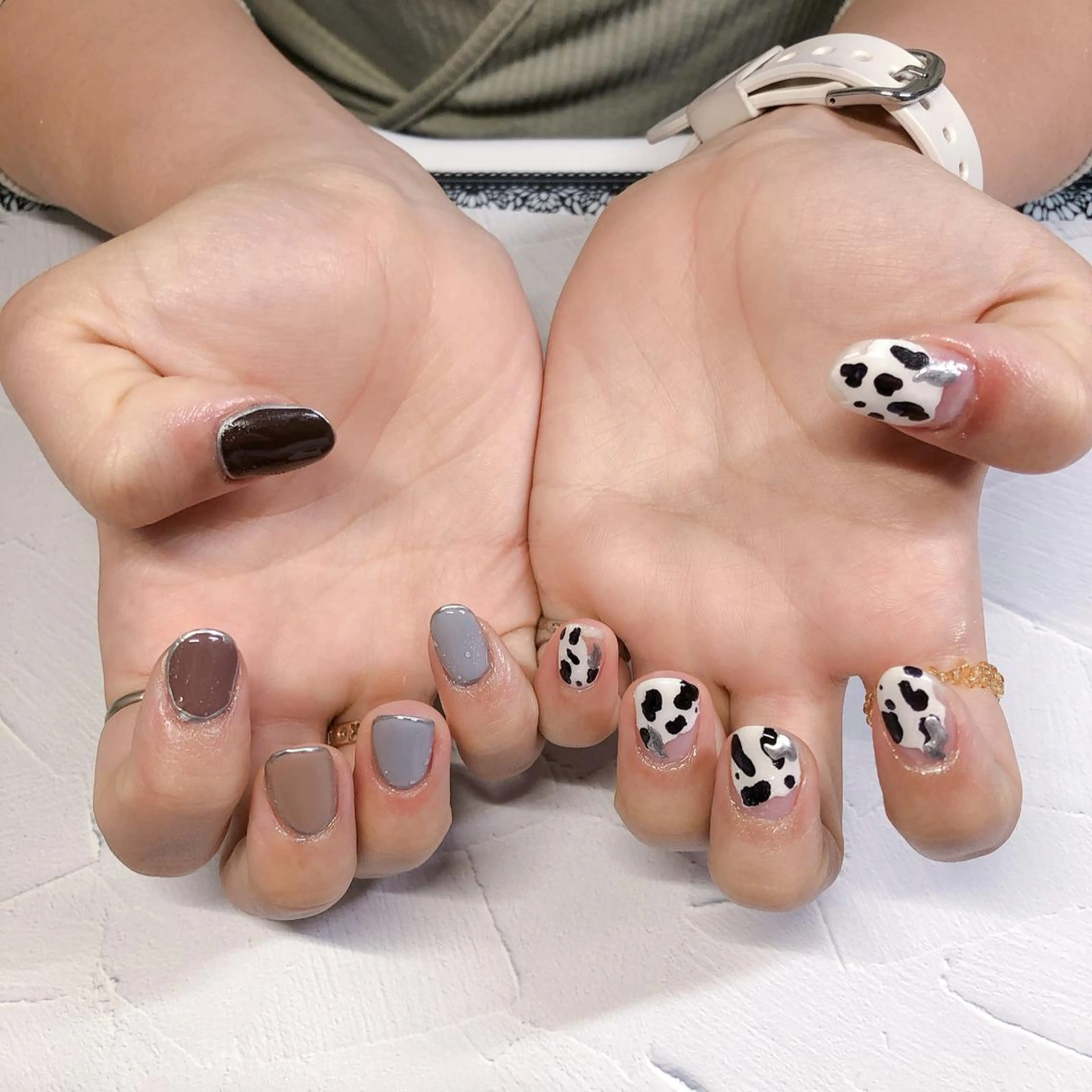 ネイル 持ち込み 奥園 良恵のネイルデザイン