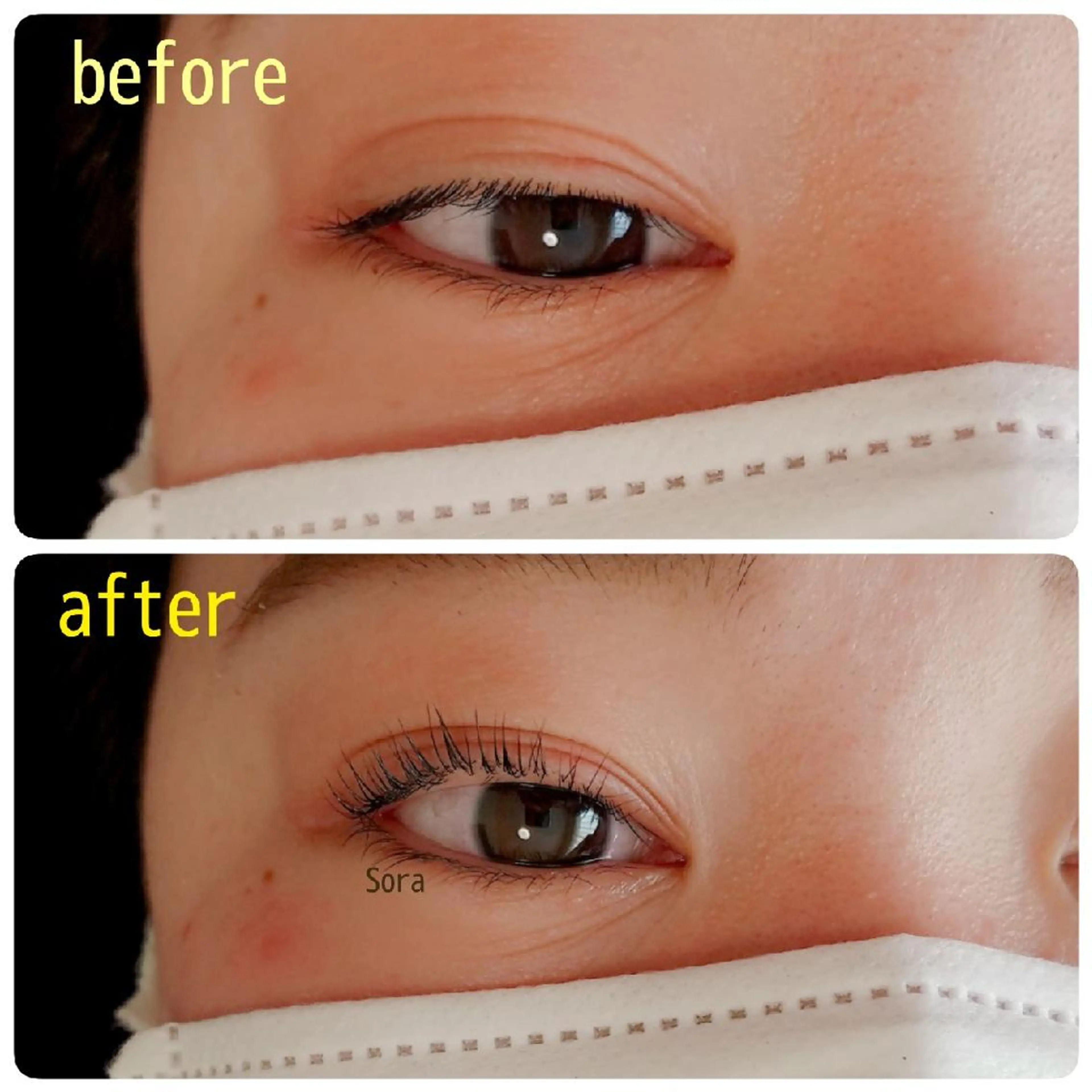 マツエク・マツパ Sora所属・Sora. なるみのマツエク・マツパデザイン