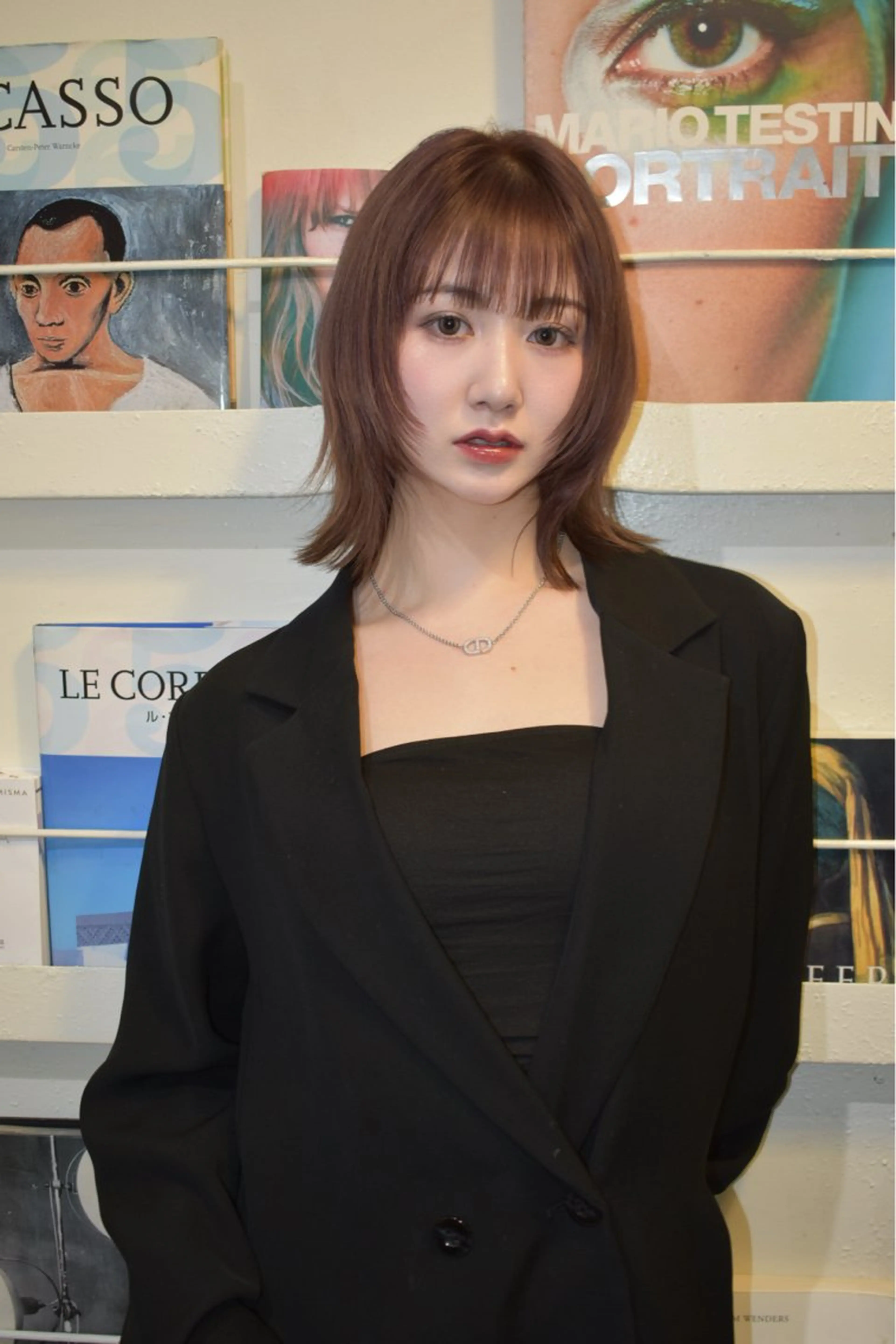ミディアム トリートメント 透明感×レイヤー /荻野宗一郎のヘアスタイル