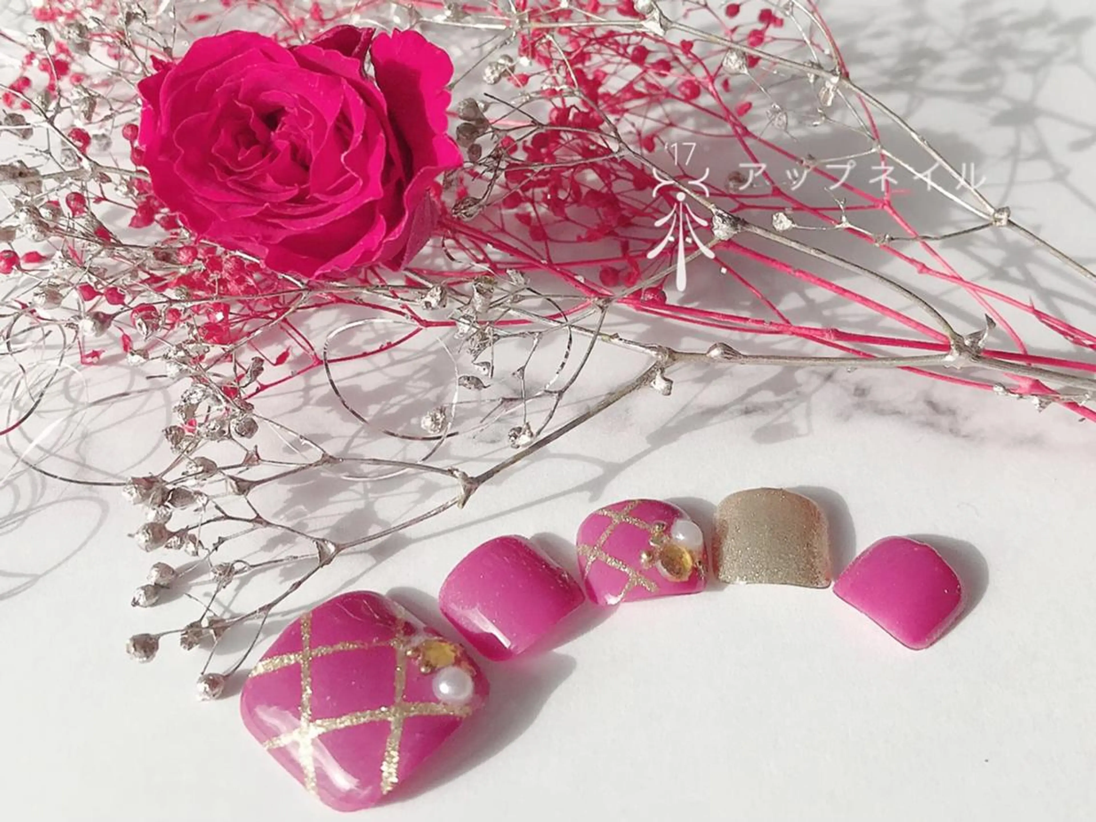 ネイル フットネイル アップネイル 山口のネイルデザイン