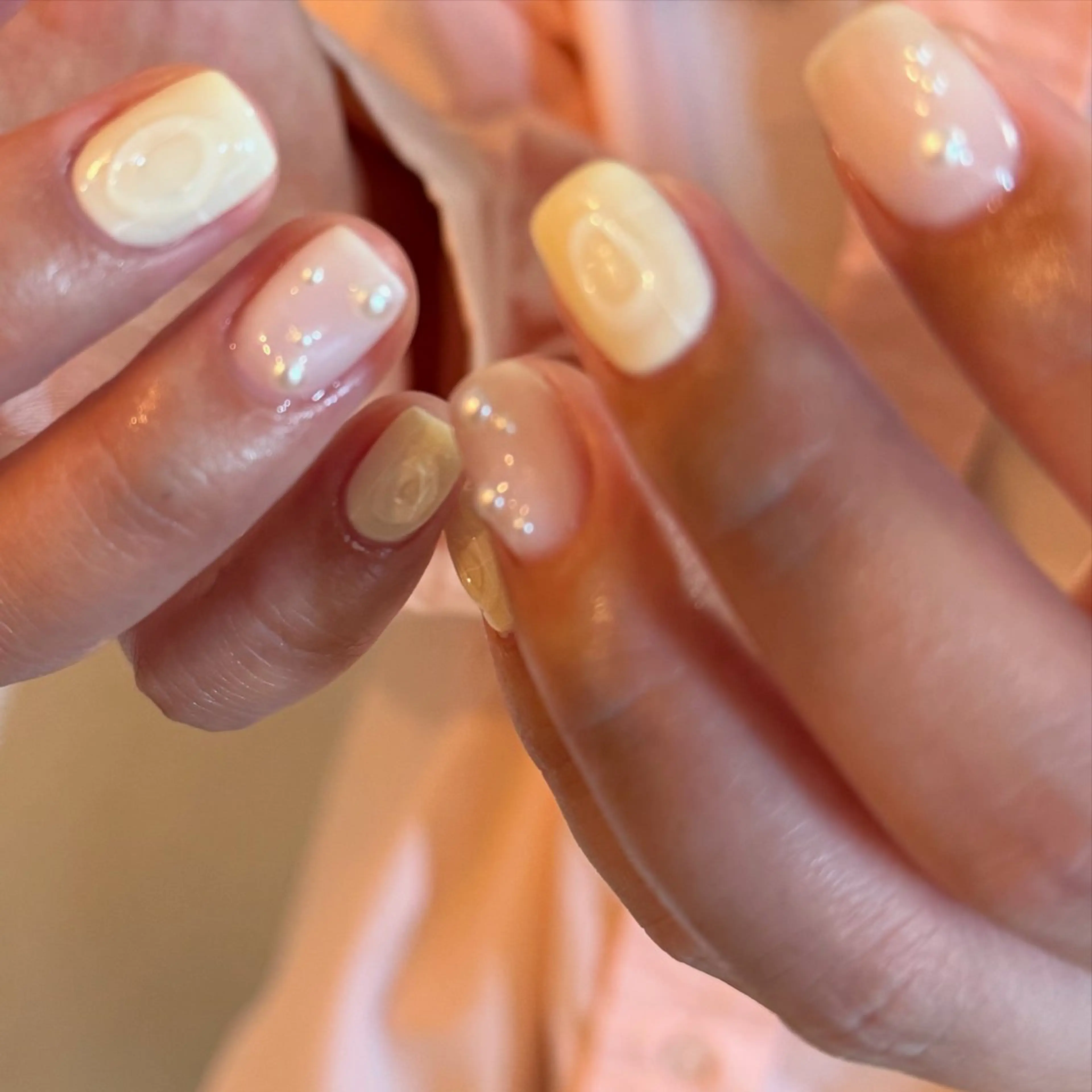 ネイル 氷ネイル・うるうるネイル ハンドネイル Fujimori .のネイルデザイン