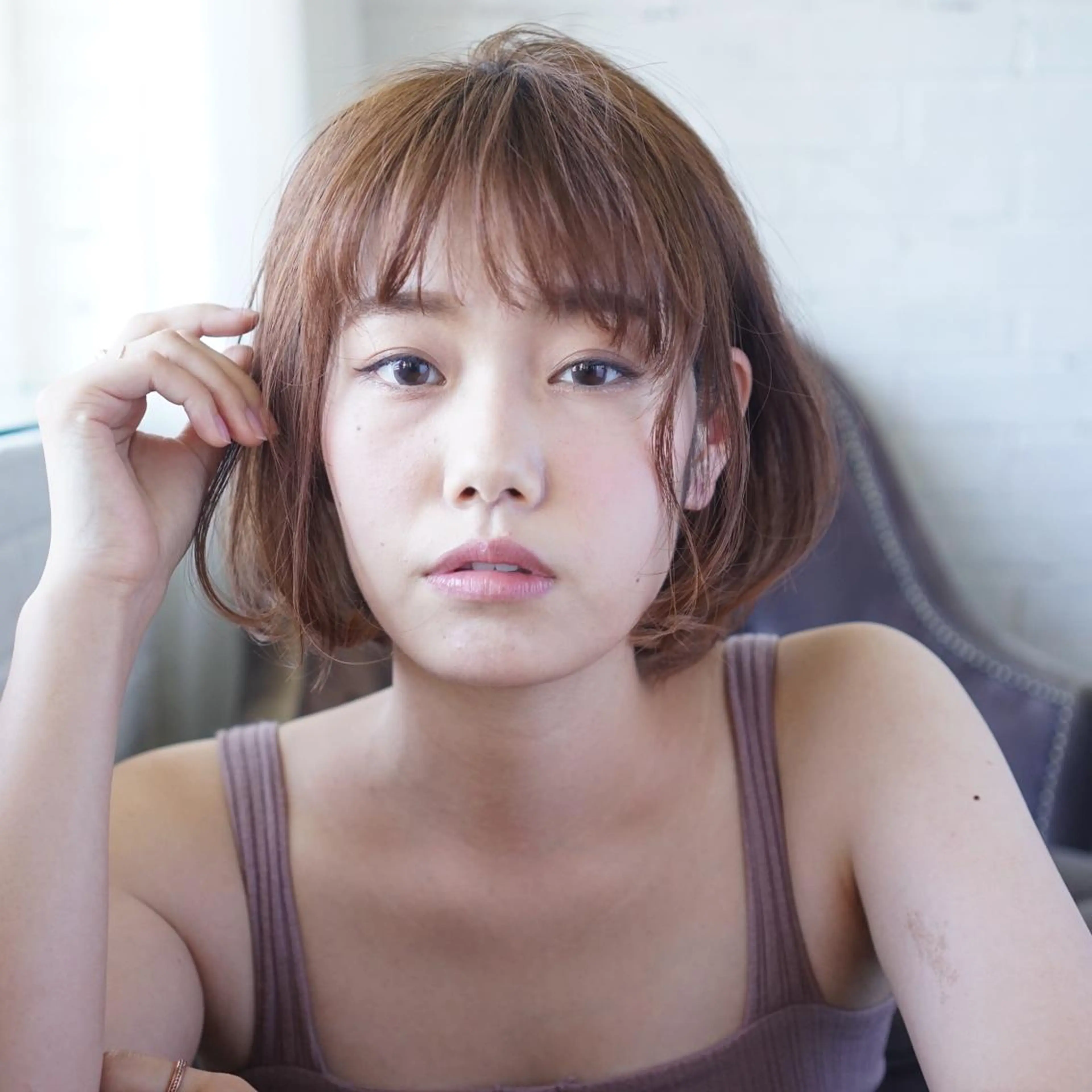 ショート カット ヘアカラー トリートメント ERIKO Tのヘアスタイル