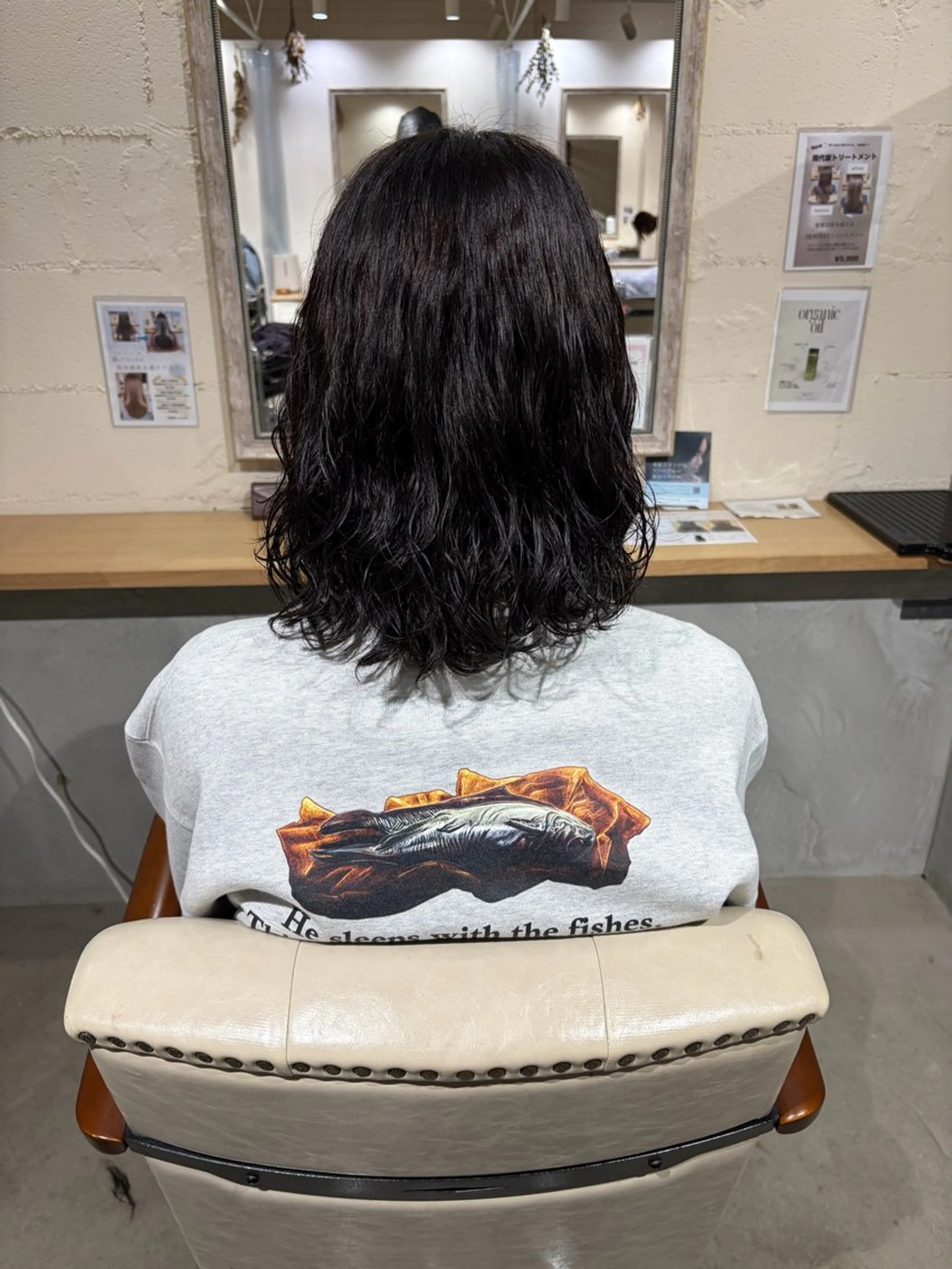 メンズ カット パーマ トリートメント stylist 倉本恋のヘアスタイル