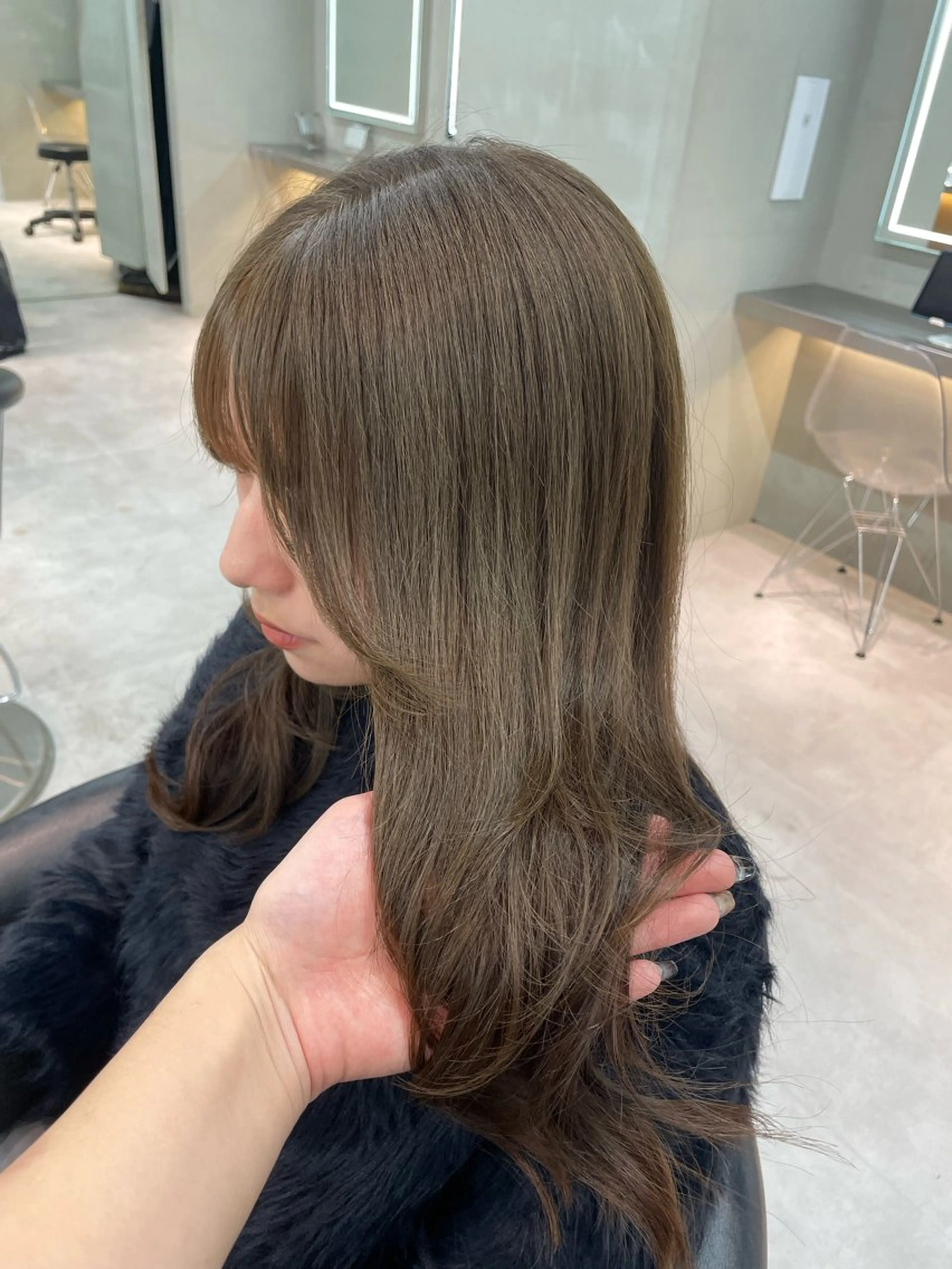 カラー 韓国ヘア/レイヤー Londエレンのヘアスタイル