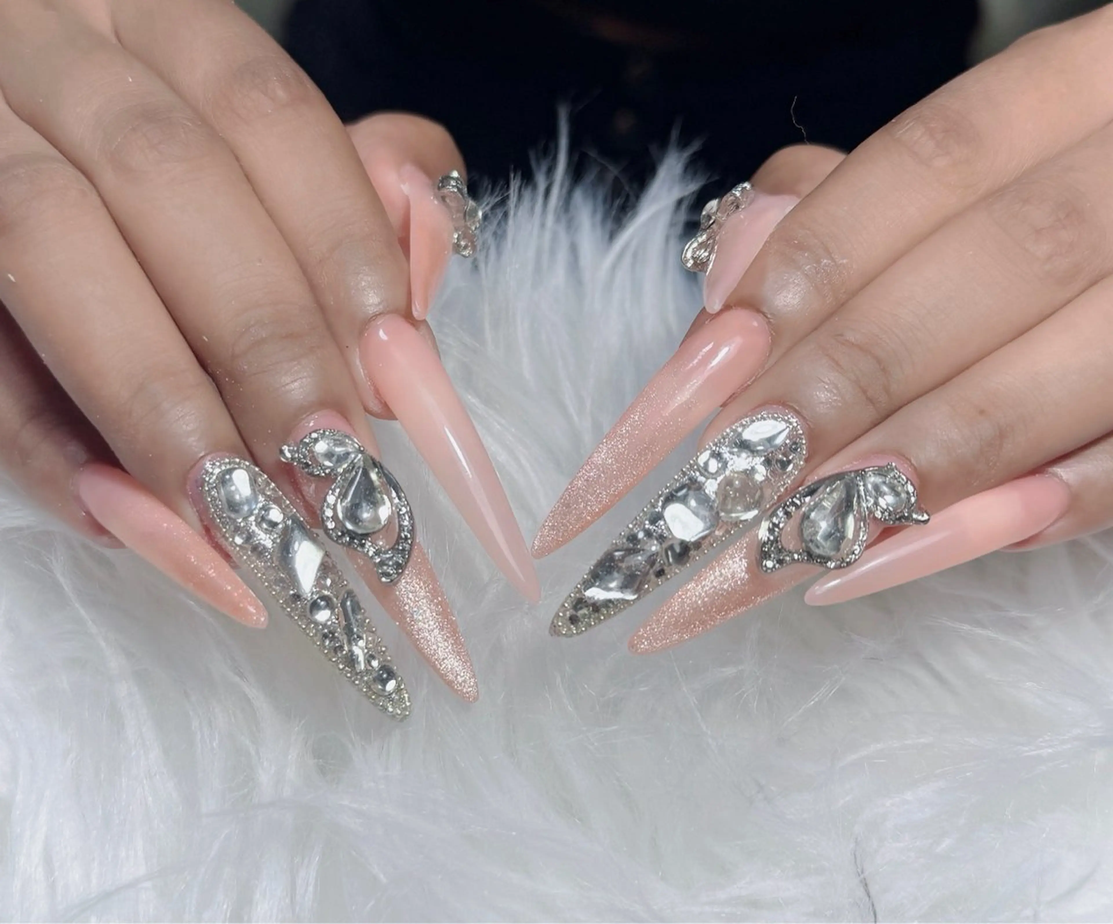 ネイル アートネイル 韓国ネイル 持ち込み ワンホンネイル ハンドネイル Lenie Nail Salonのネイルデザイン