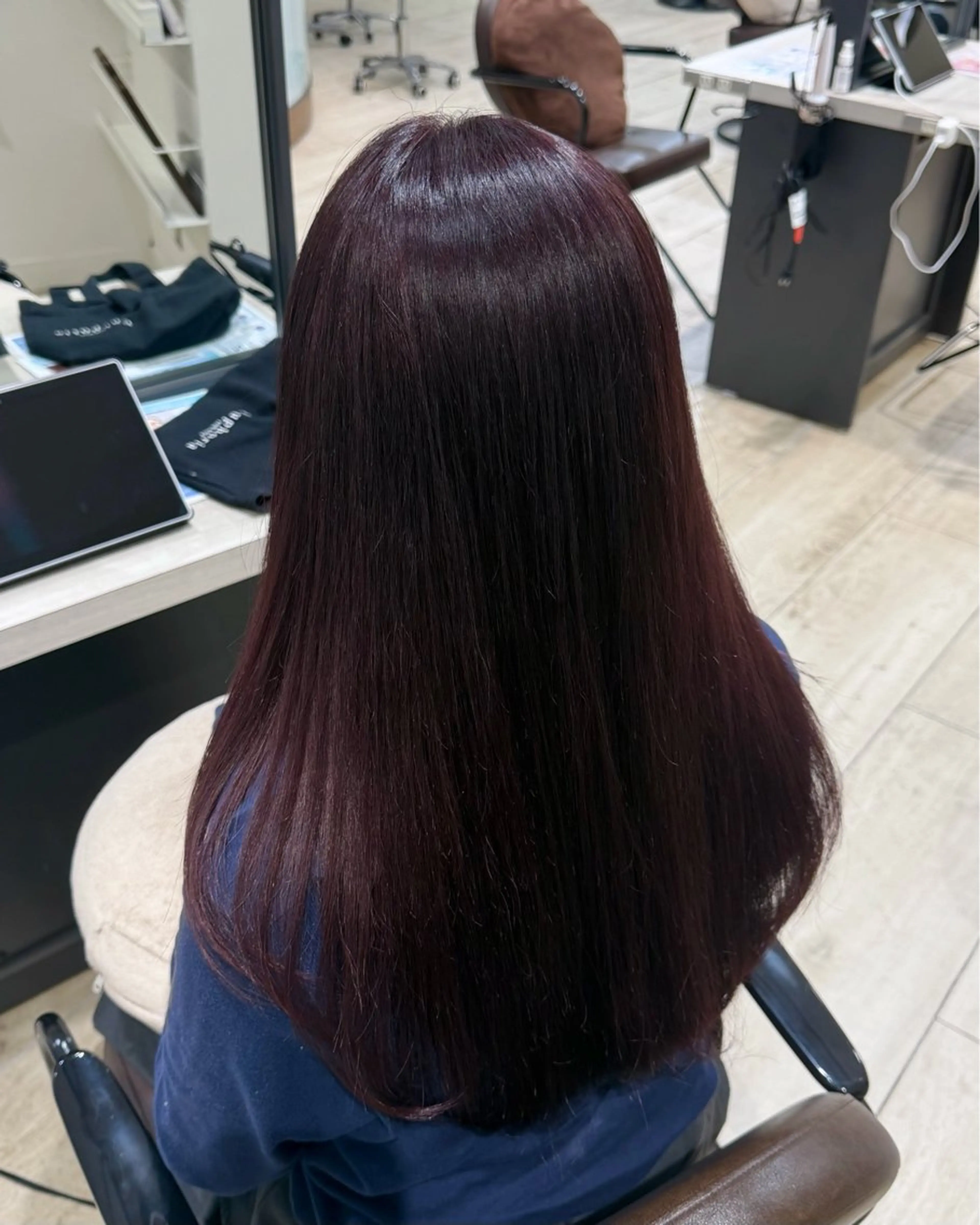 ロング カラー ヘアカラー トリートメント カナ🌀銀座/ カラーリスト/透明感のヘアスタイル