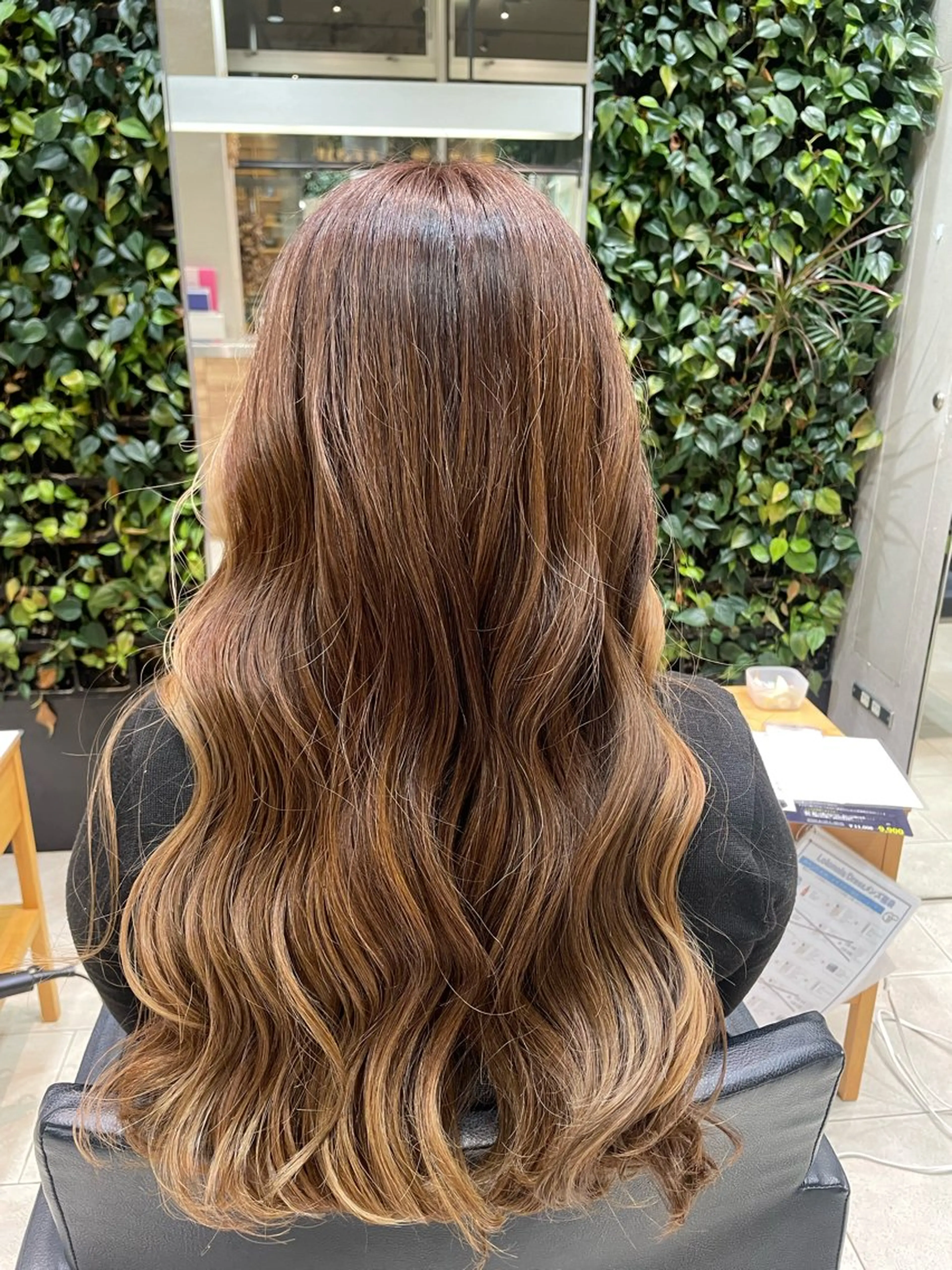 ロング カラー ヘアアレンジ 原 萌香のヘアスタイル