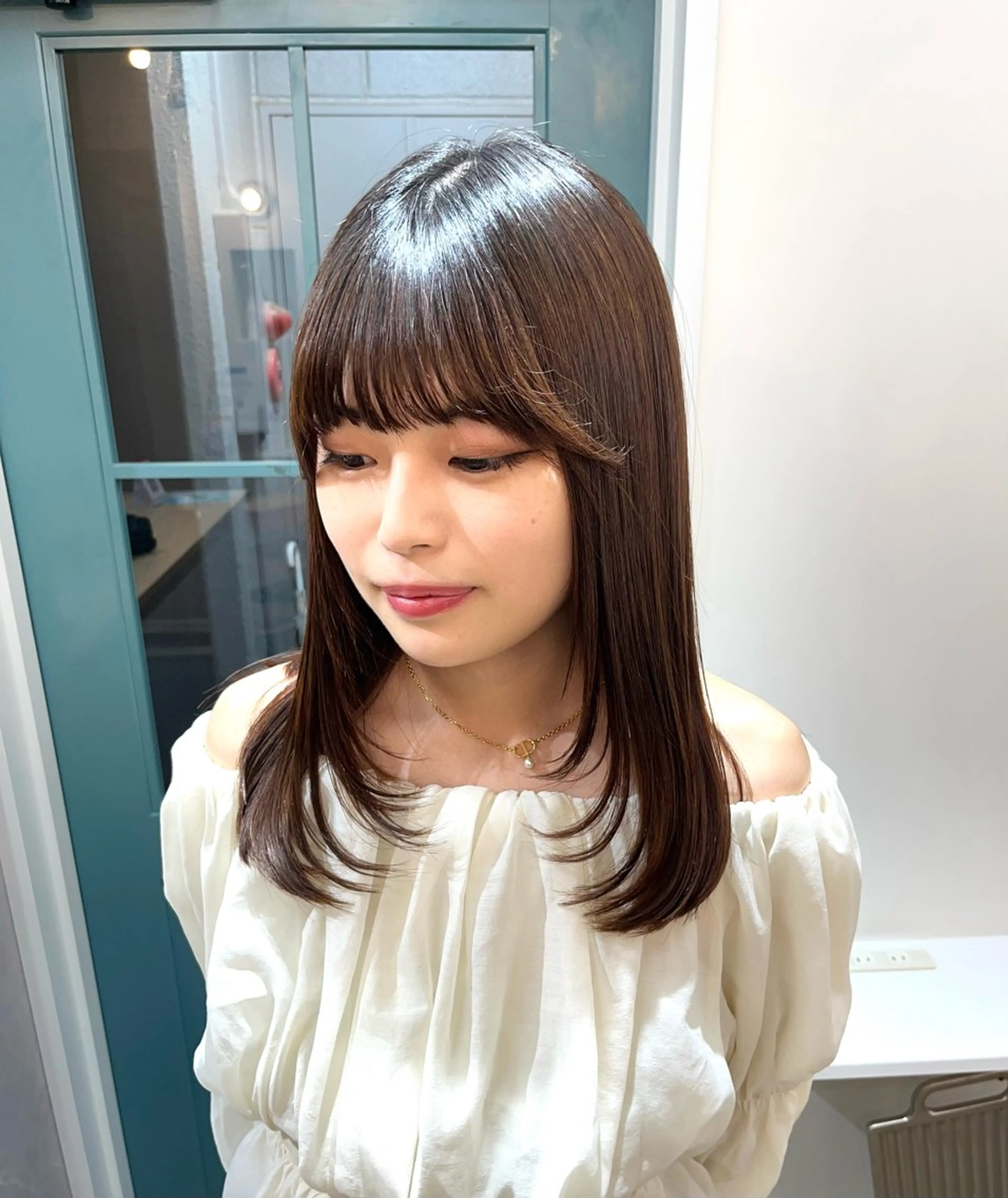 【2回目以降のお客様】🦢韓国トレンドカット➕カラー🦢(髪質に合わせた選べるシャンプートリートメント付き)の写真