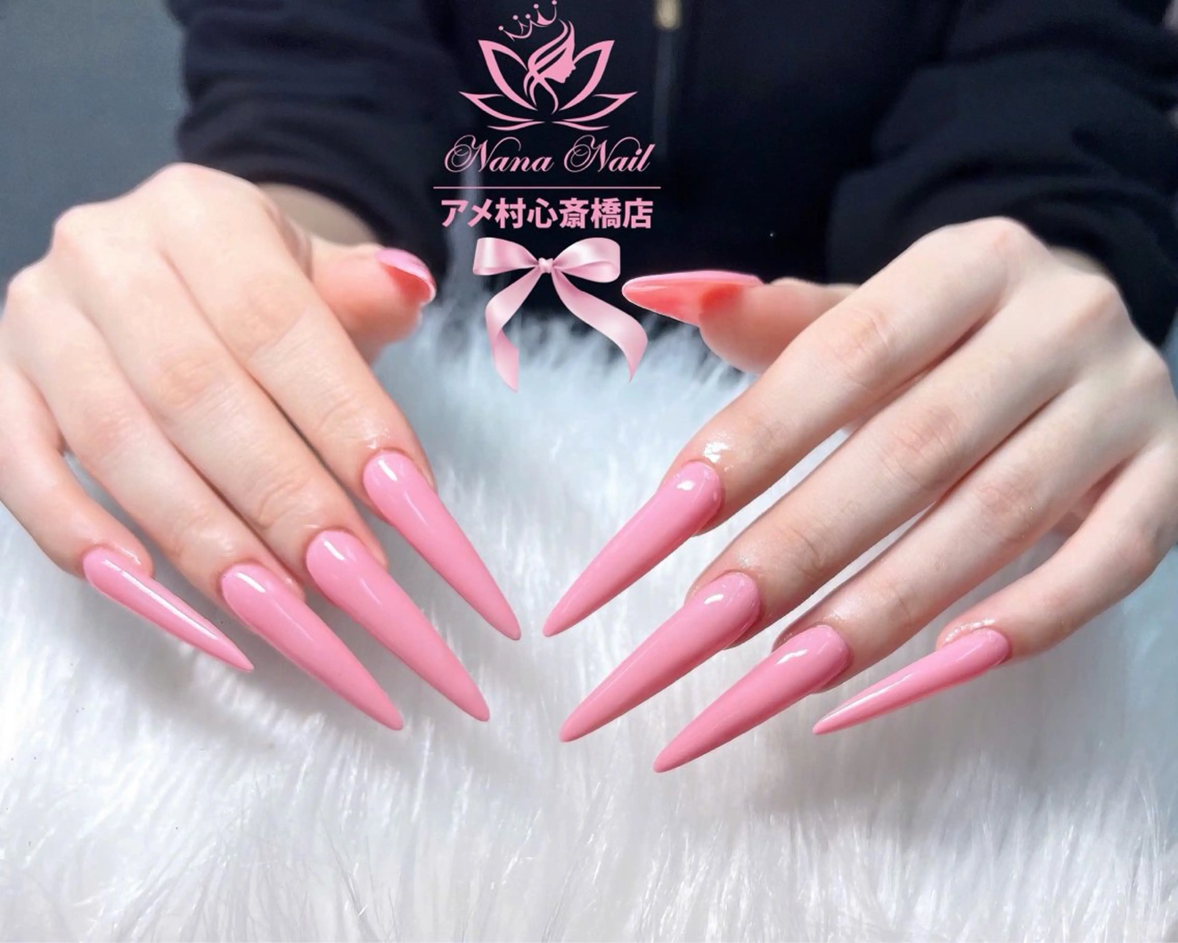 【長さだし】ジェルチップ◎ワンカラーフラッシュネイル・キラメキネイル◆ ¥8900→￥7550オフ無料の写真