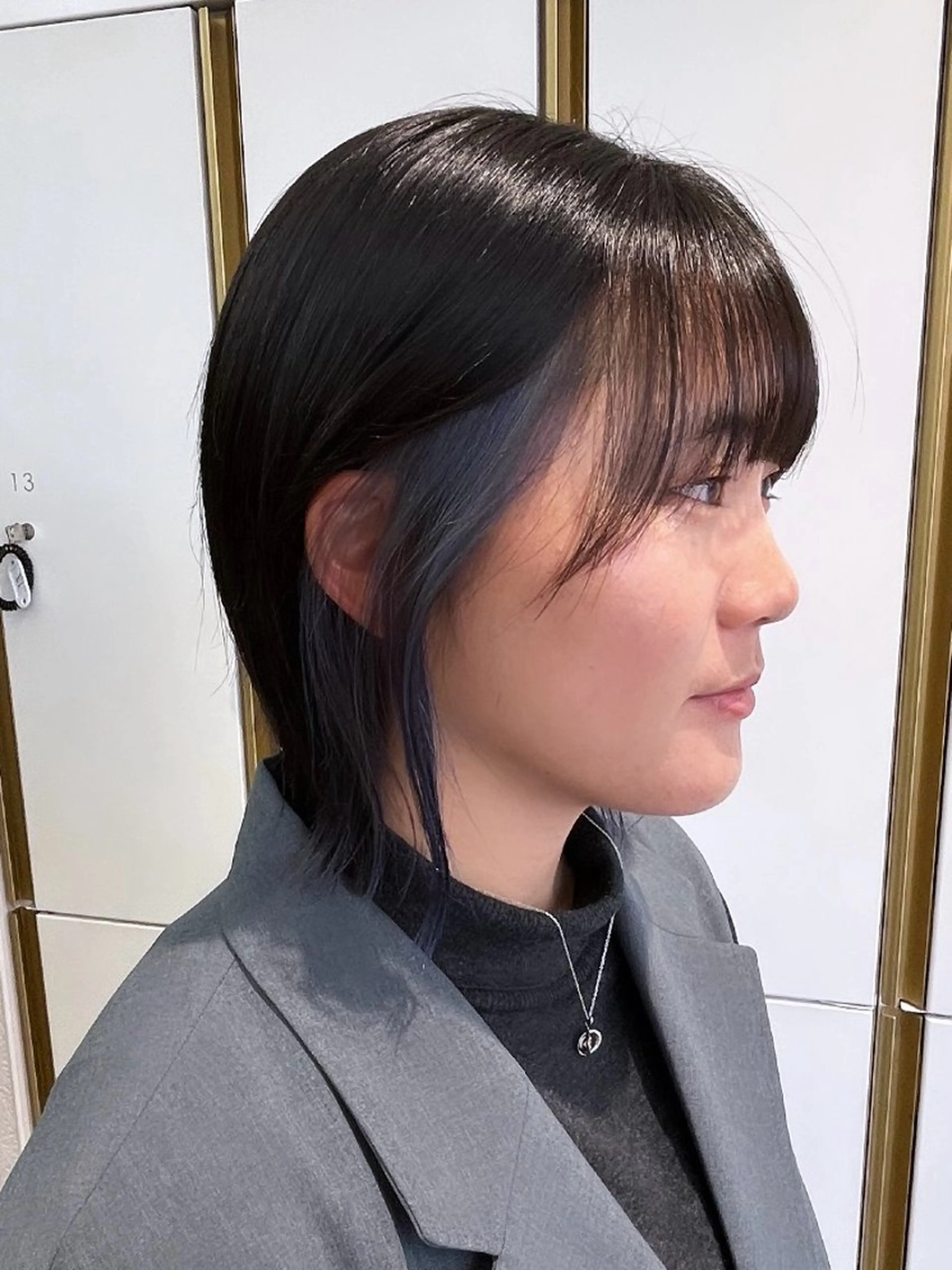 カラー ブルーカラー カット ヘアカラー トリートメント ミユウ🌼ブリーチ / ダブルカラーのヘアスタイル