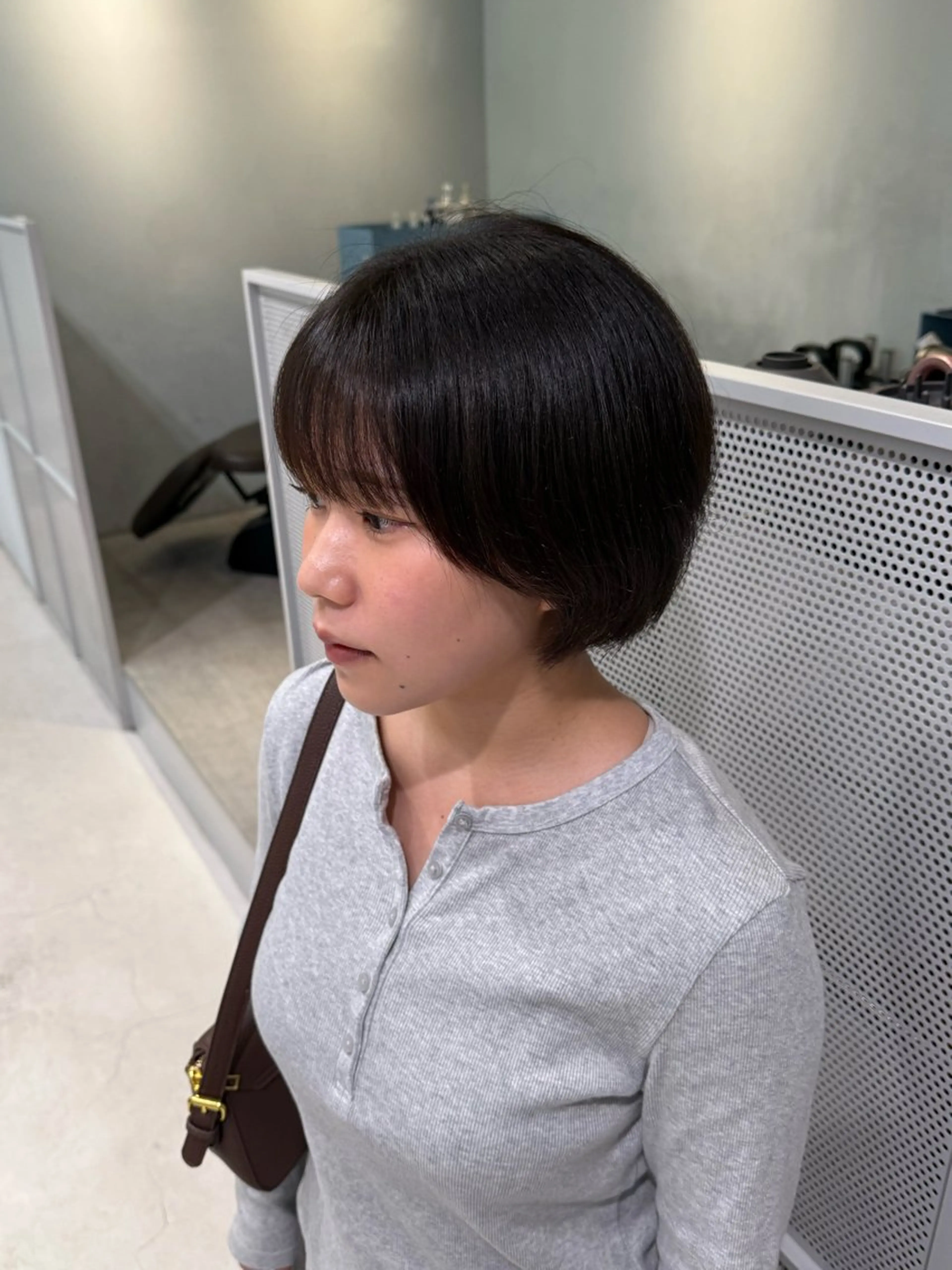 ショート 縮毛矯正 辻岡 悠稀のヘアスタイル
