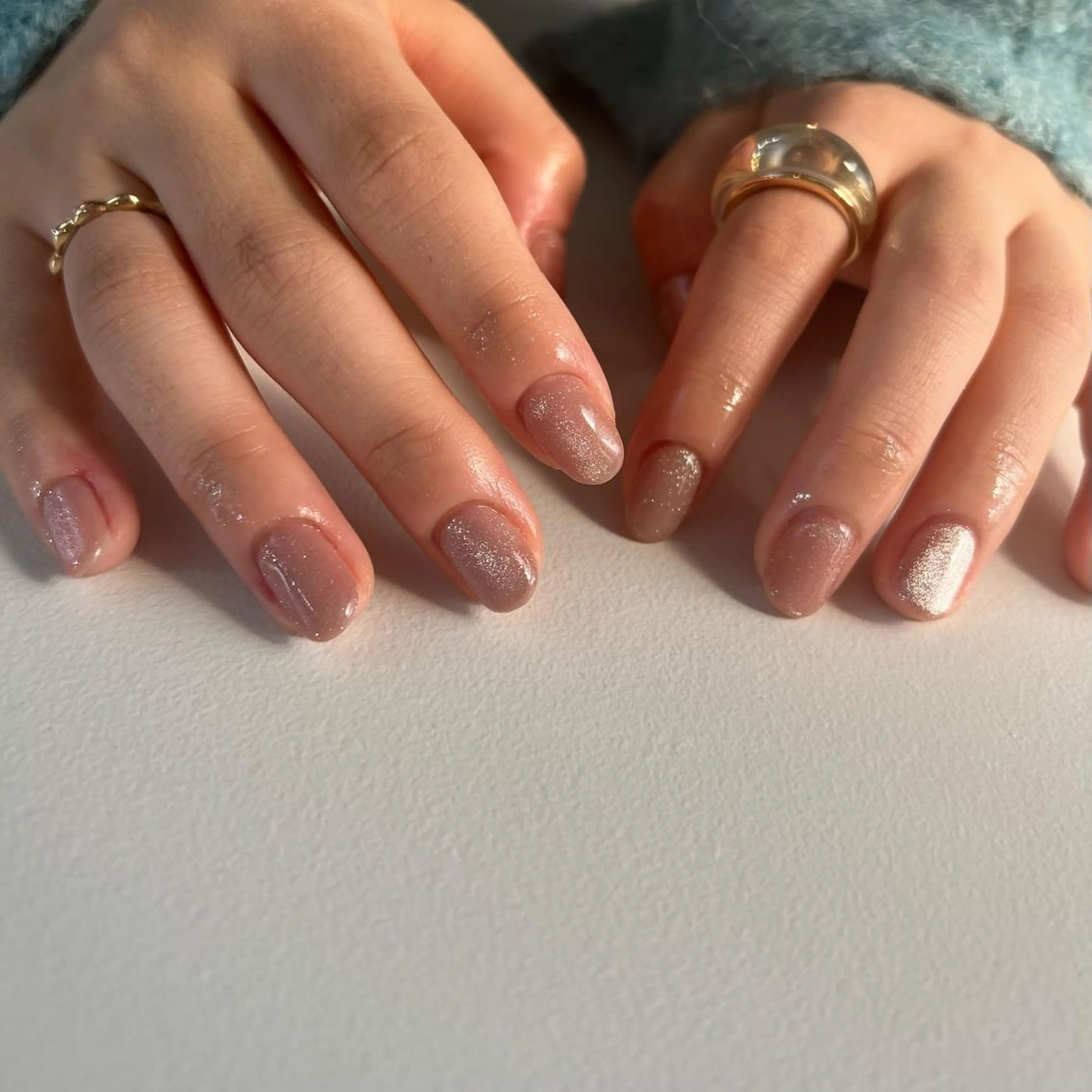 ネイル マグネットネイル 《ニュアンスネイル》 risaのネイルデザイン