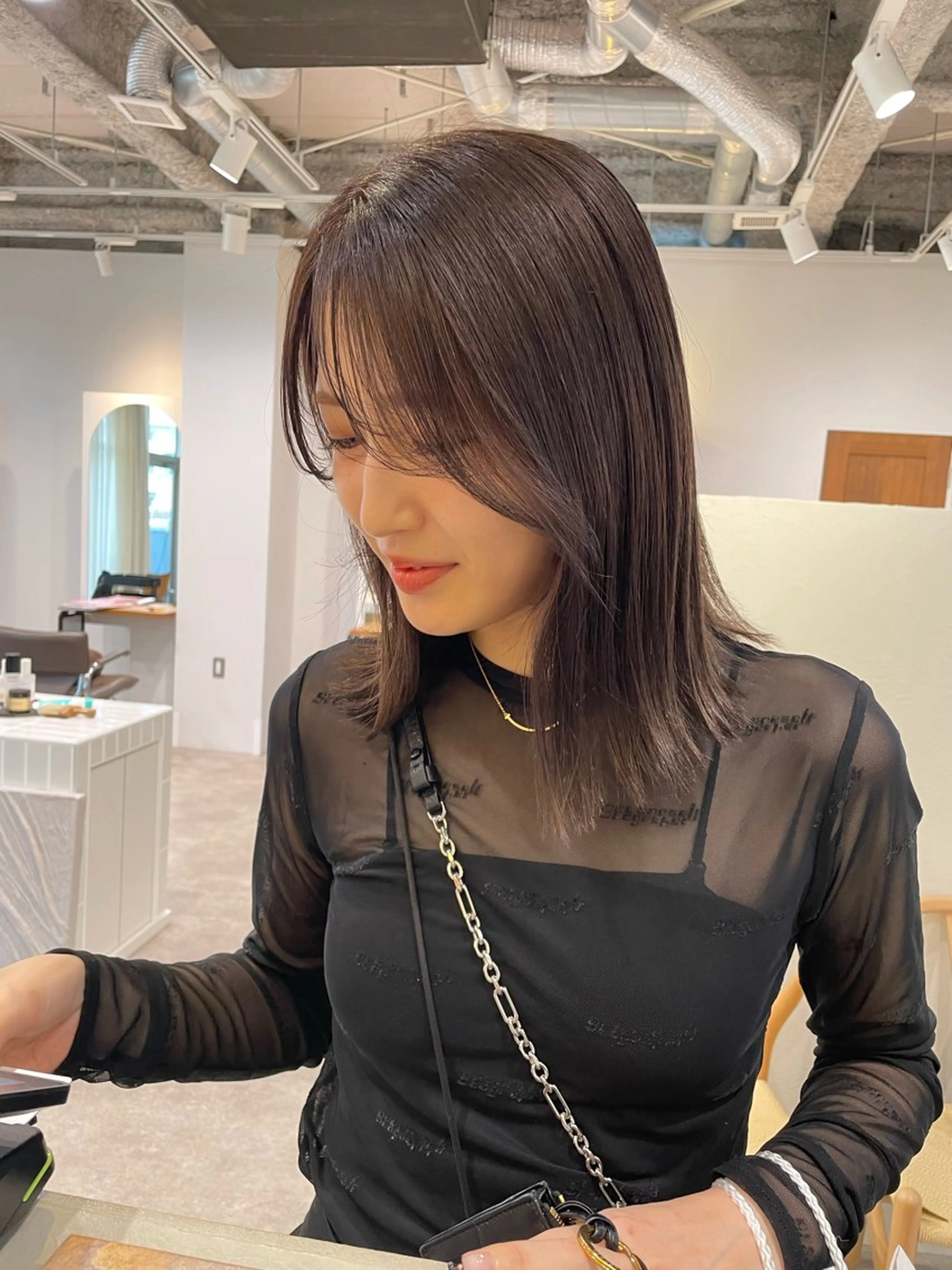 ミディアム カラー ♡kyoka /  uyu♡のヘアスタイル