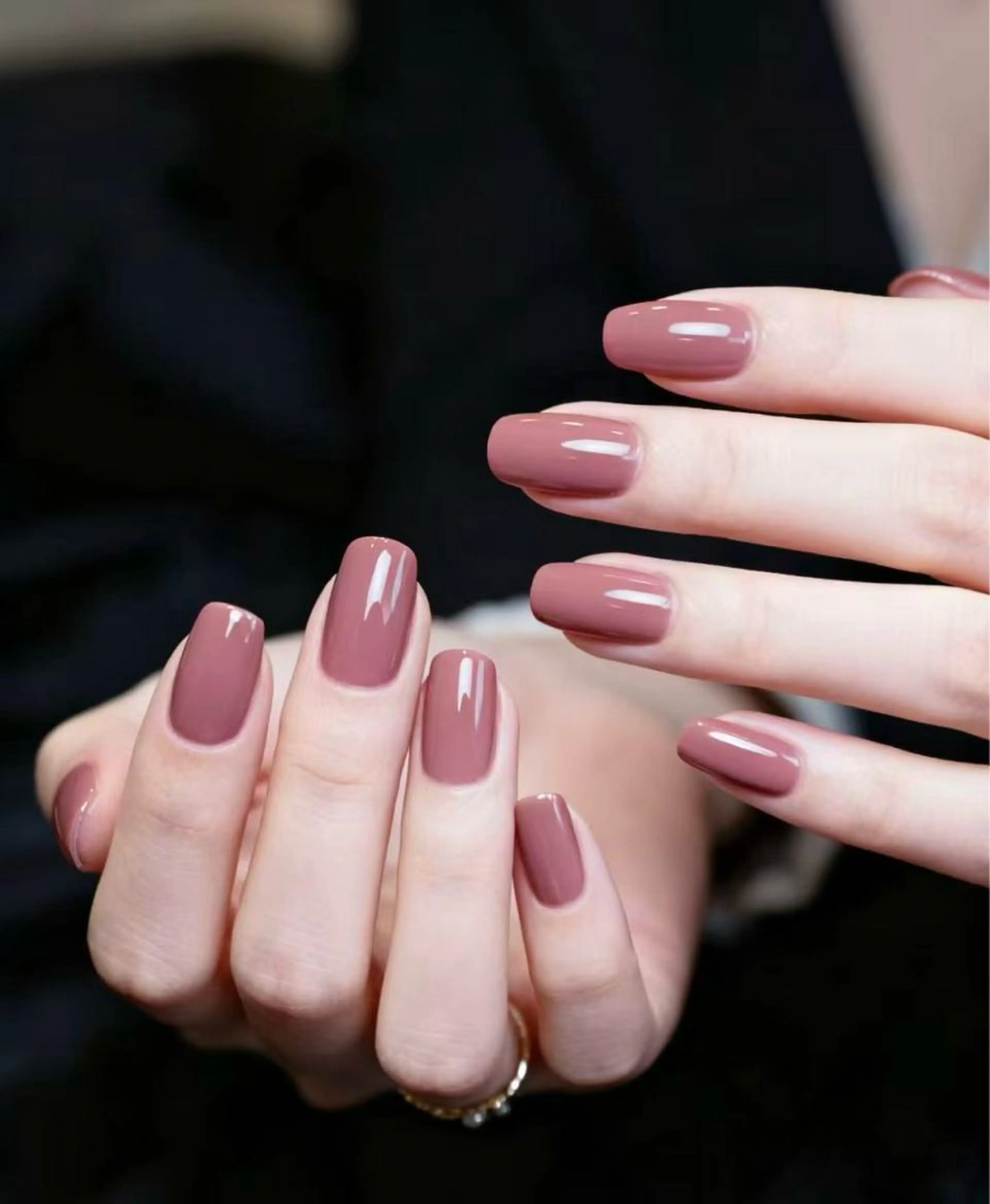 [2色選べる]自爪ワンカラーorラメグラ〈初回ジェルオフ無料〉の写真