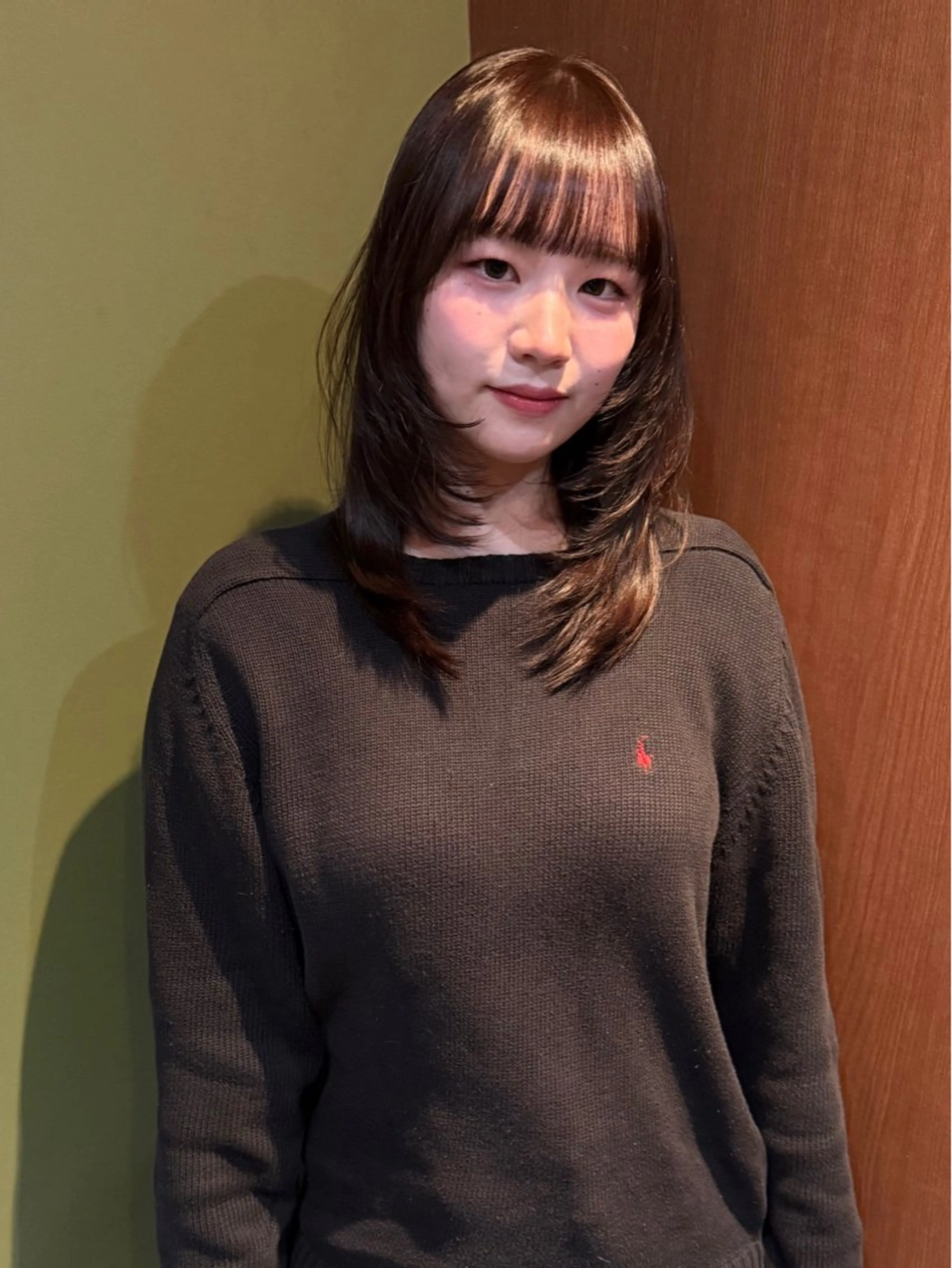 ミディアム カラー カット ヘアカラー トリートメント mai / linoah˚✧のヘアスタイル