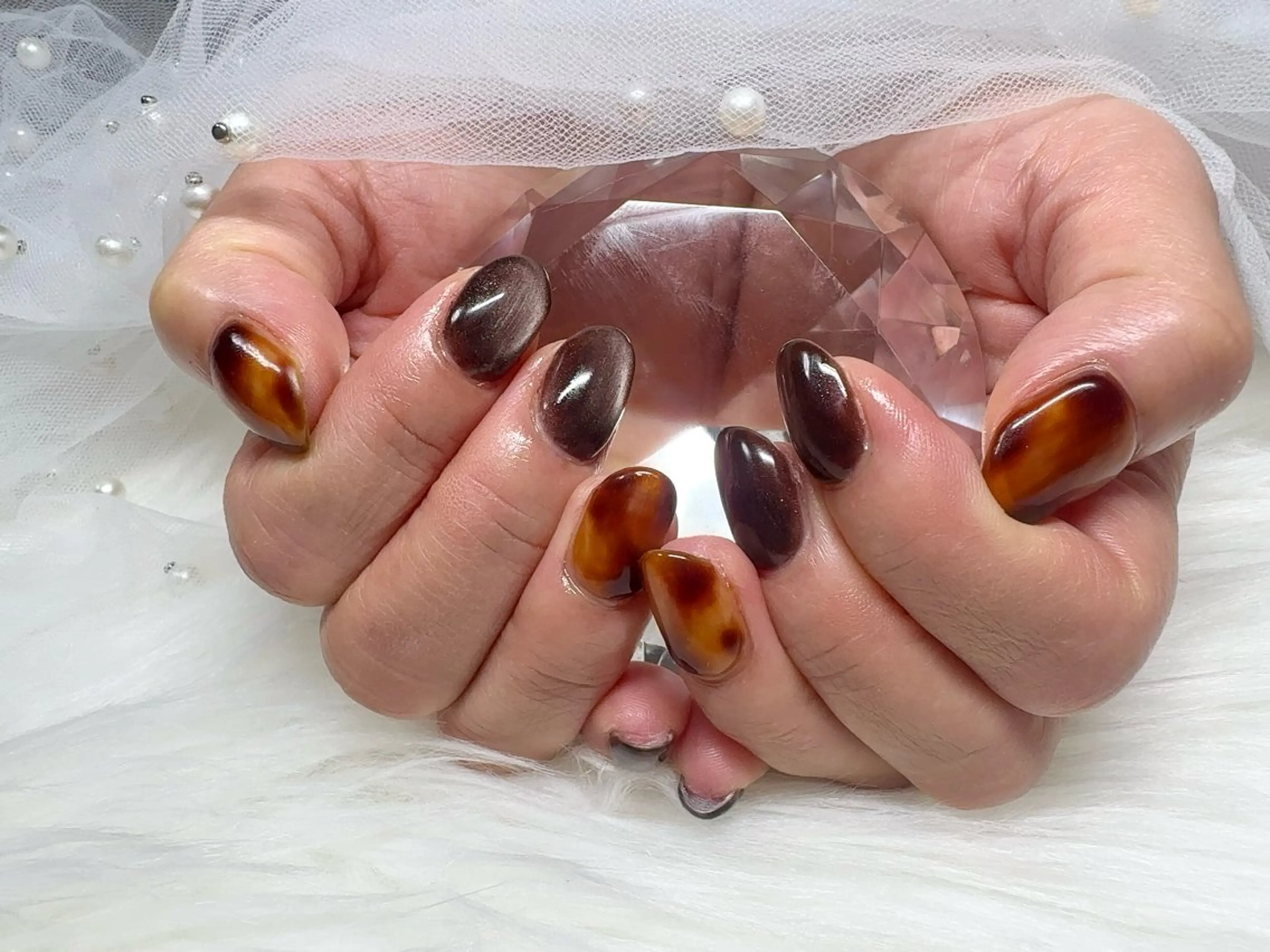 ネイル ハンドネイル ハッピーネイル所属・ハッピーネイル 蘭のネイルデザイン